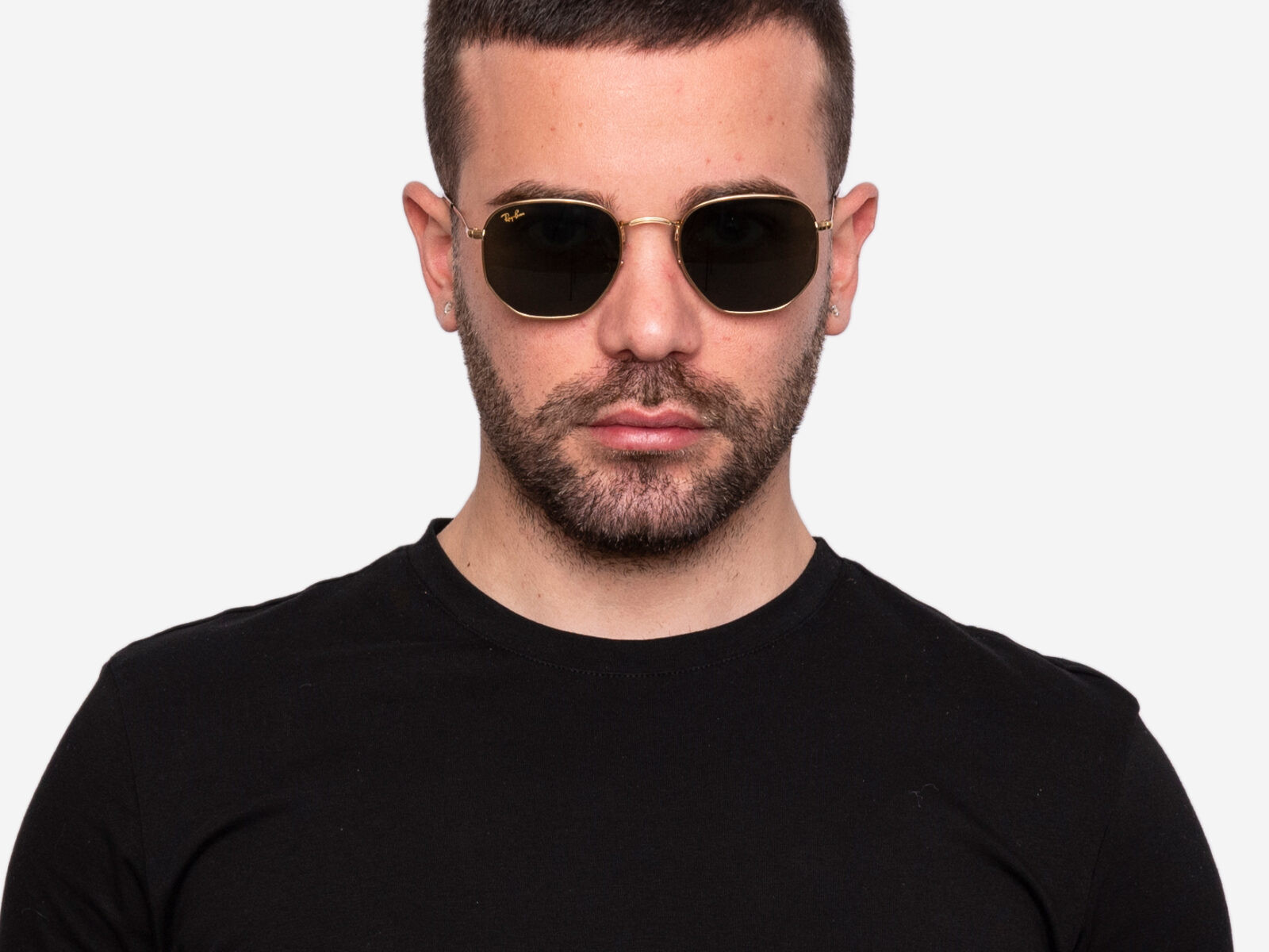 Alternative view of Ray-Ban RB3548N - Hexagonal 001 - Oro arista