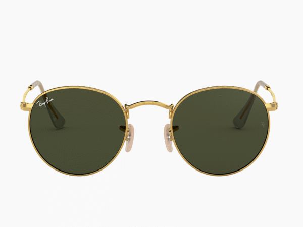 Alternative view of RAY-BAN RB3447 - Round metal 001 - Oro arista