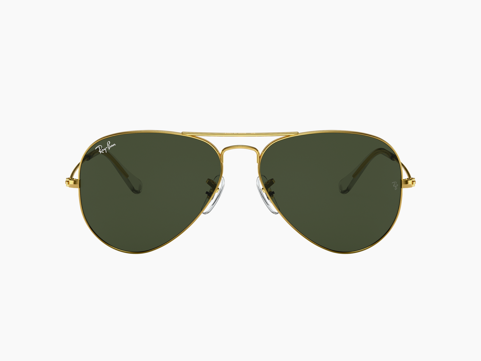 Alternative view of Ray-Ban RB3025 - Aviator large metal L0205 - Oro