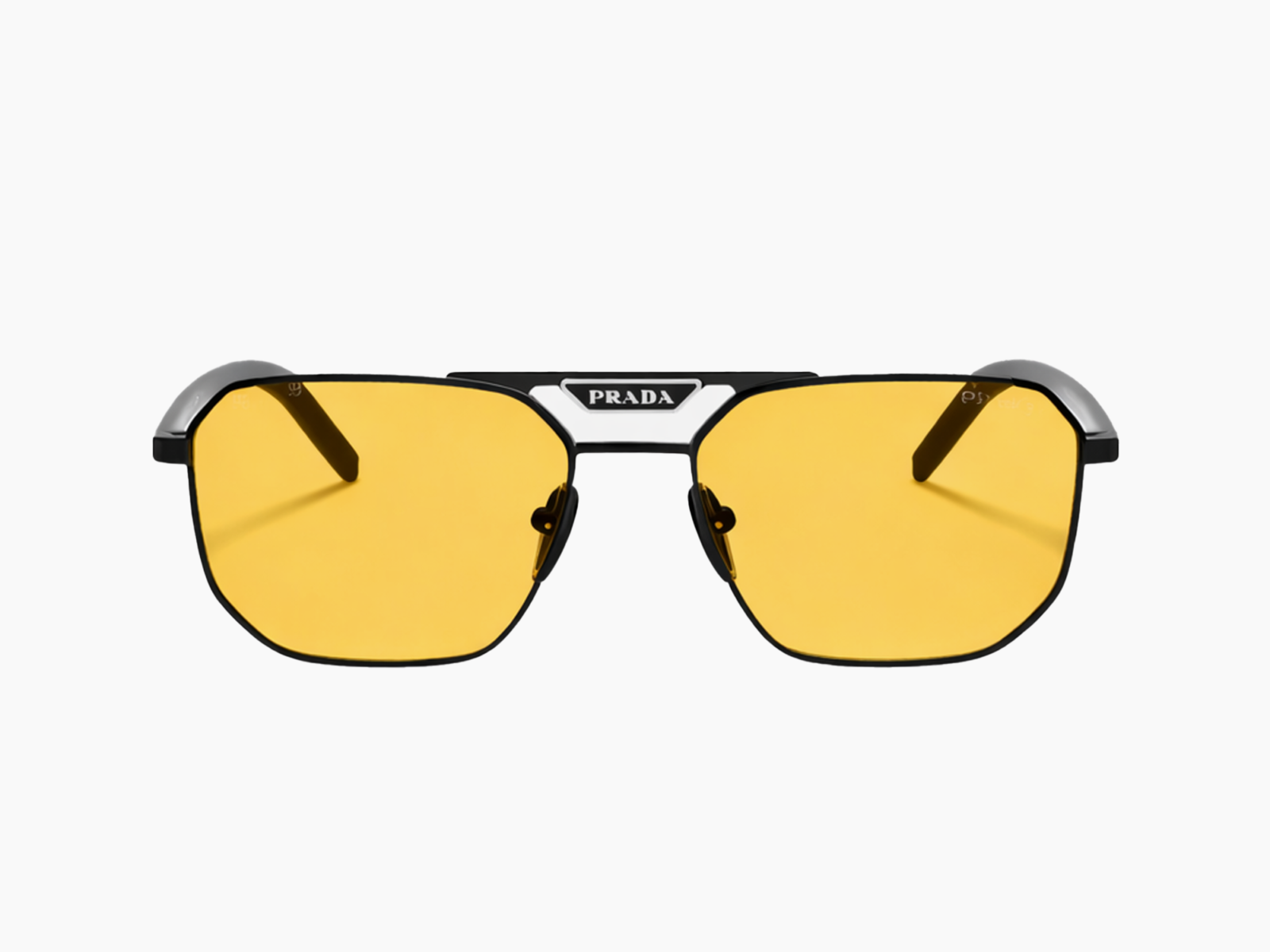 Alternative view of Prada PR58YS - 1BO0B7 - Nero lente Gialla