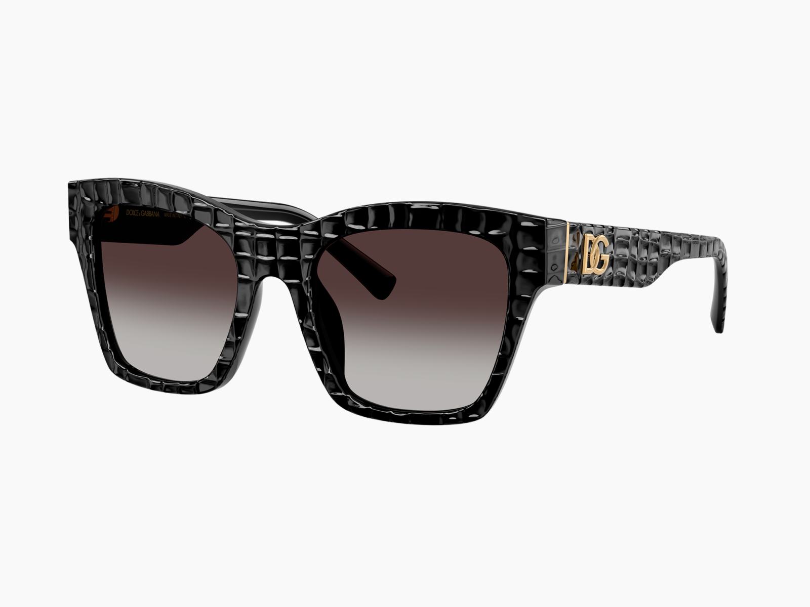 Dolce&Gabbana DG4512 32888G - Nero effetto coccodrillo