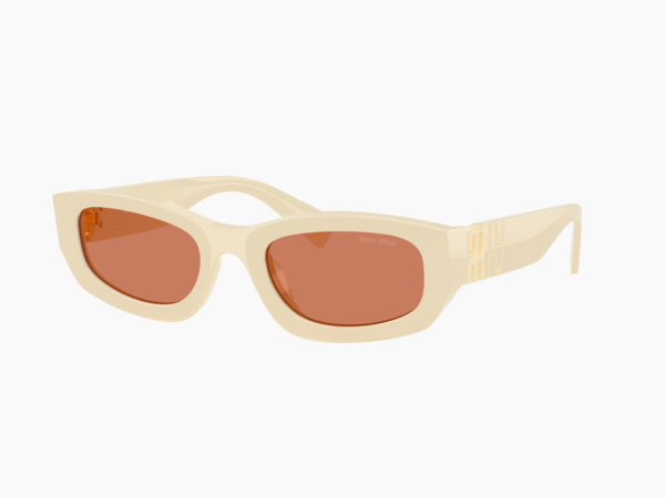 Occhiali da sole Miu-Miu MU B04S 21D90Q - Bianco latte