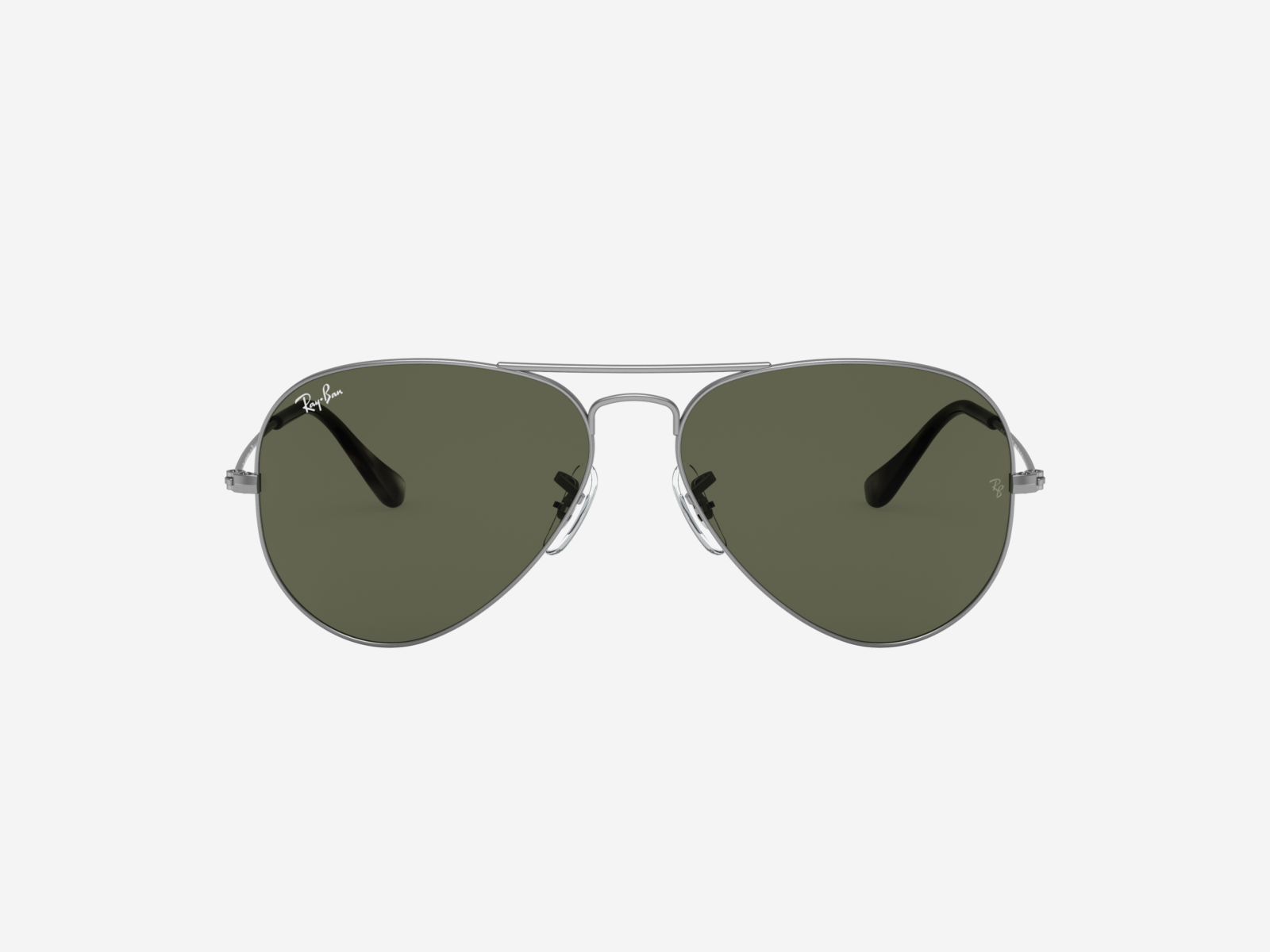 Alternative view of Ray-Ban RB3025 - Aviator large metal 919031 - Grigio