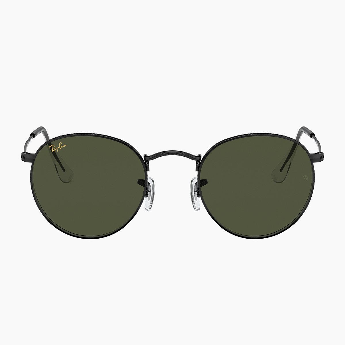 Alternative view of RAY-BAN RB3447 - Round metal 919931 - Nero
