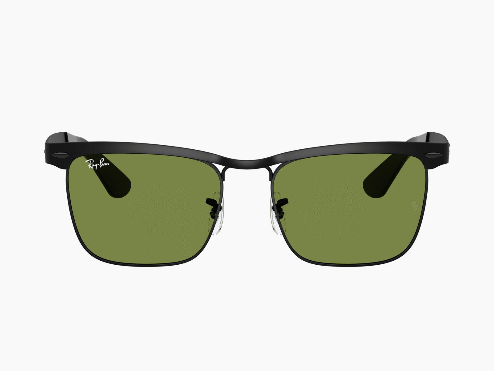 Alternative view of Ray-Ban RB3875 - Wayfarer deluxe 006/4E - Nero opaco