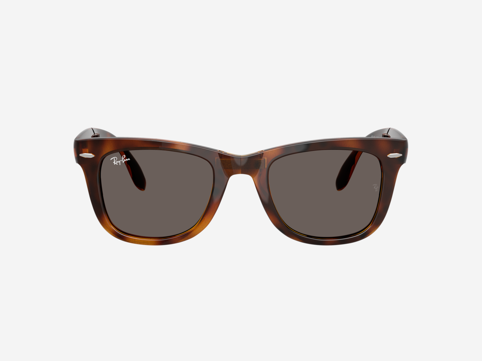 Alternative view of Ray-Ban RB4105 - Folding wayfarer 710/B1 - Havana
