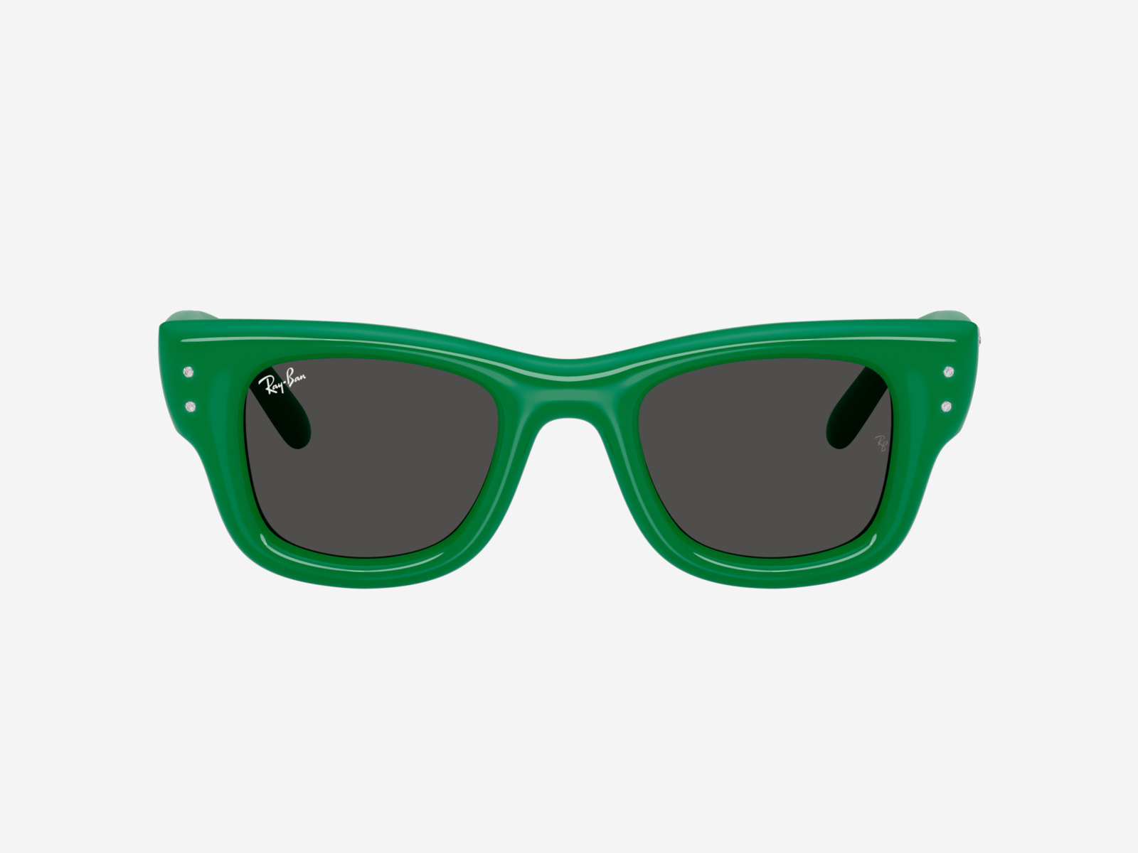 Alternative view of Ray-Ban Wayfarer Puffer RB4940B 685987 - Verde e strass