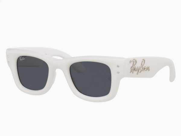 Ray-Ban Wayfarer Puffer RB4940B 686387 - Bianco e strass