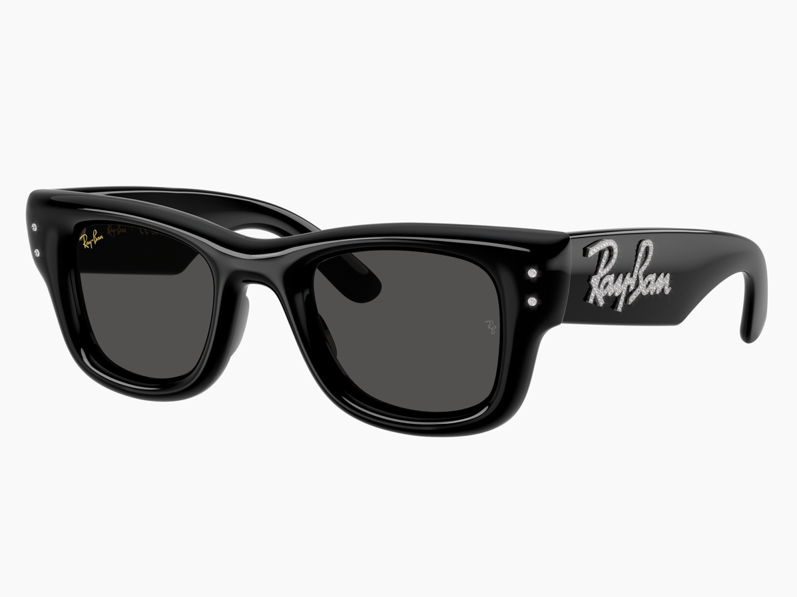Ray-Ban Wayfarer Puffer RB4940B 686487 - Nero e strass