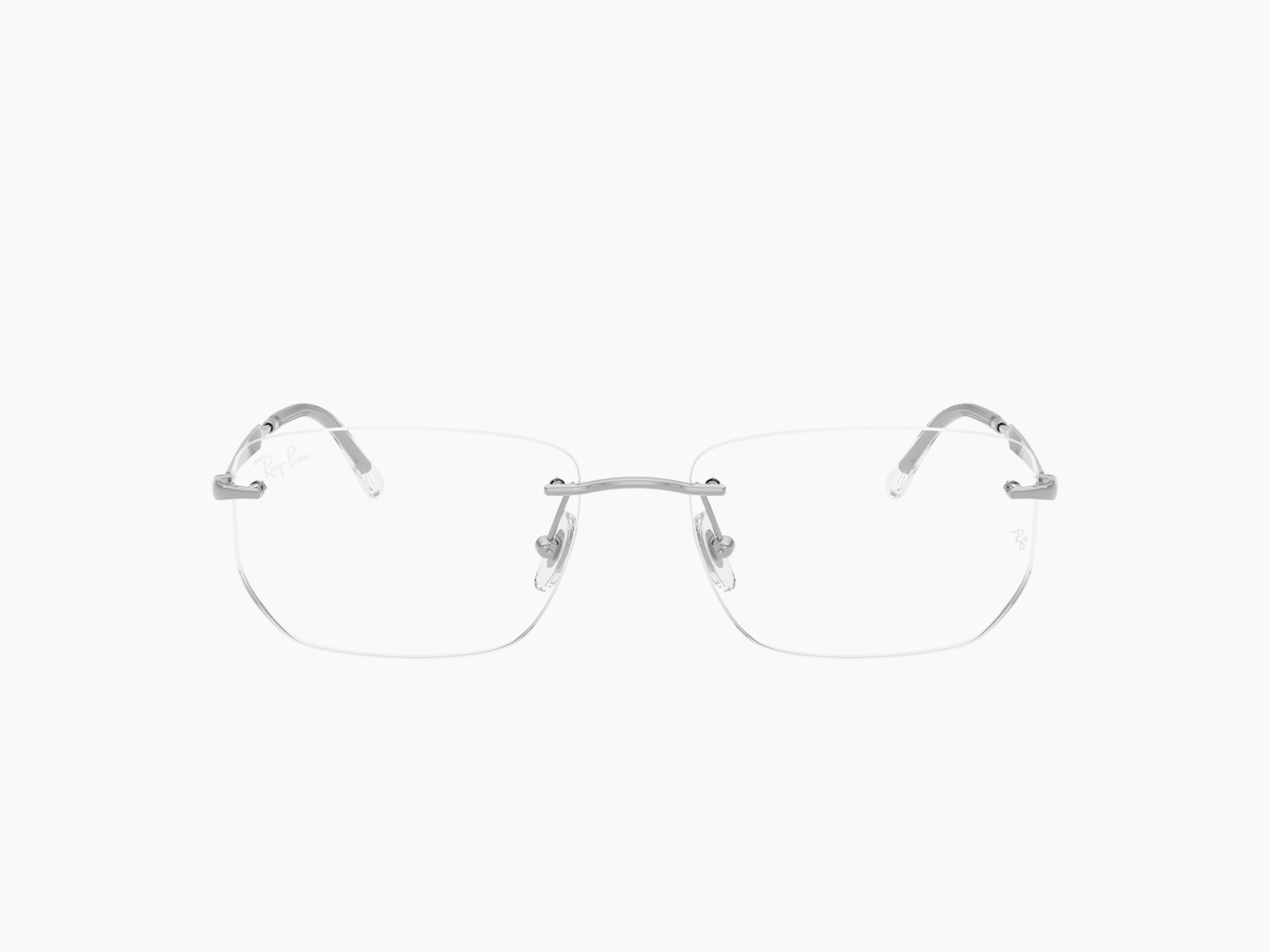 Alternative view of Occhiali da vista Ray-Ban RX3768V 2501 - Argento