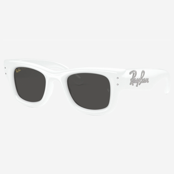 Ray-Ban Wayfarer Puffer RB4940B 686387 - Bianco e strass