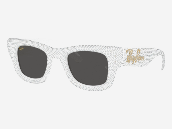 RayBan Wayfarer Puffer RB4940BP 686687 - Bianco e pavé strass
