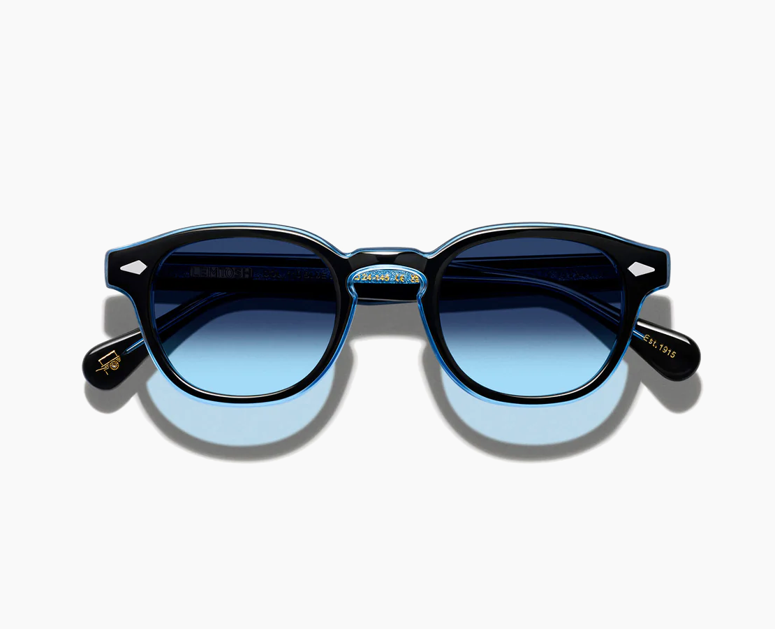 Alternative view of Moscot LEMTOSH SUN 110 - Denim Blue