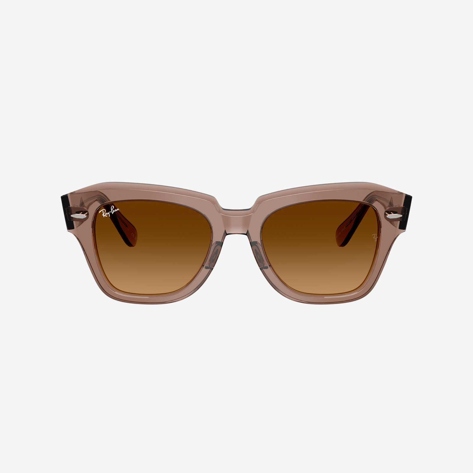 RayBan 0RB2186 - State street 682785 - Marrone chiaro trasparente - immagine 2