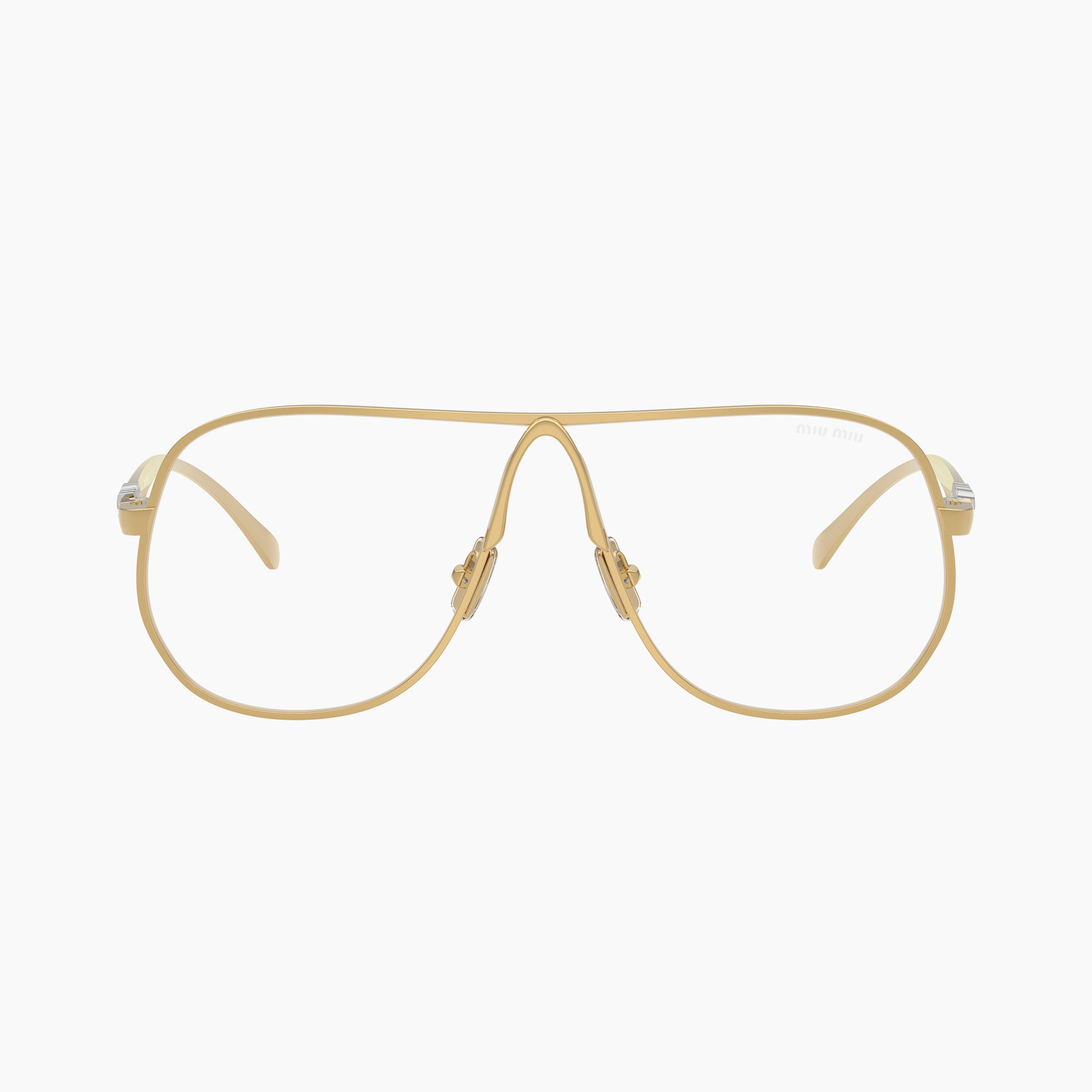 Occhiali da sole Miu Miu MU A56S 5AK08N - Oro - immagine 2