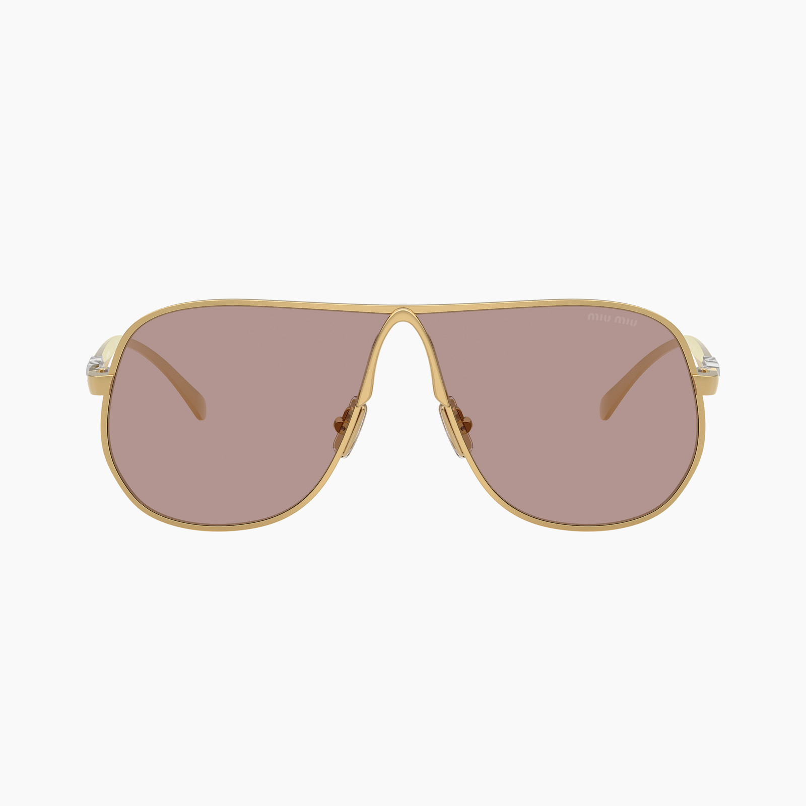 Occhiali da sole Miu Miu MU A56S 5AK20I - Oro - immagine 2