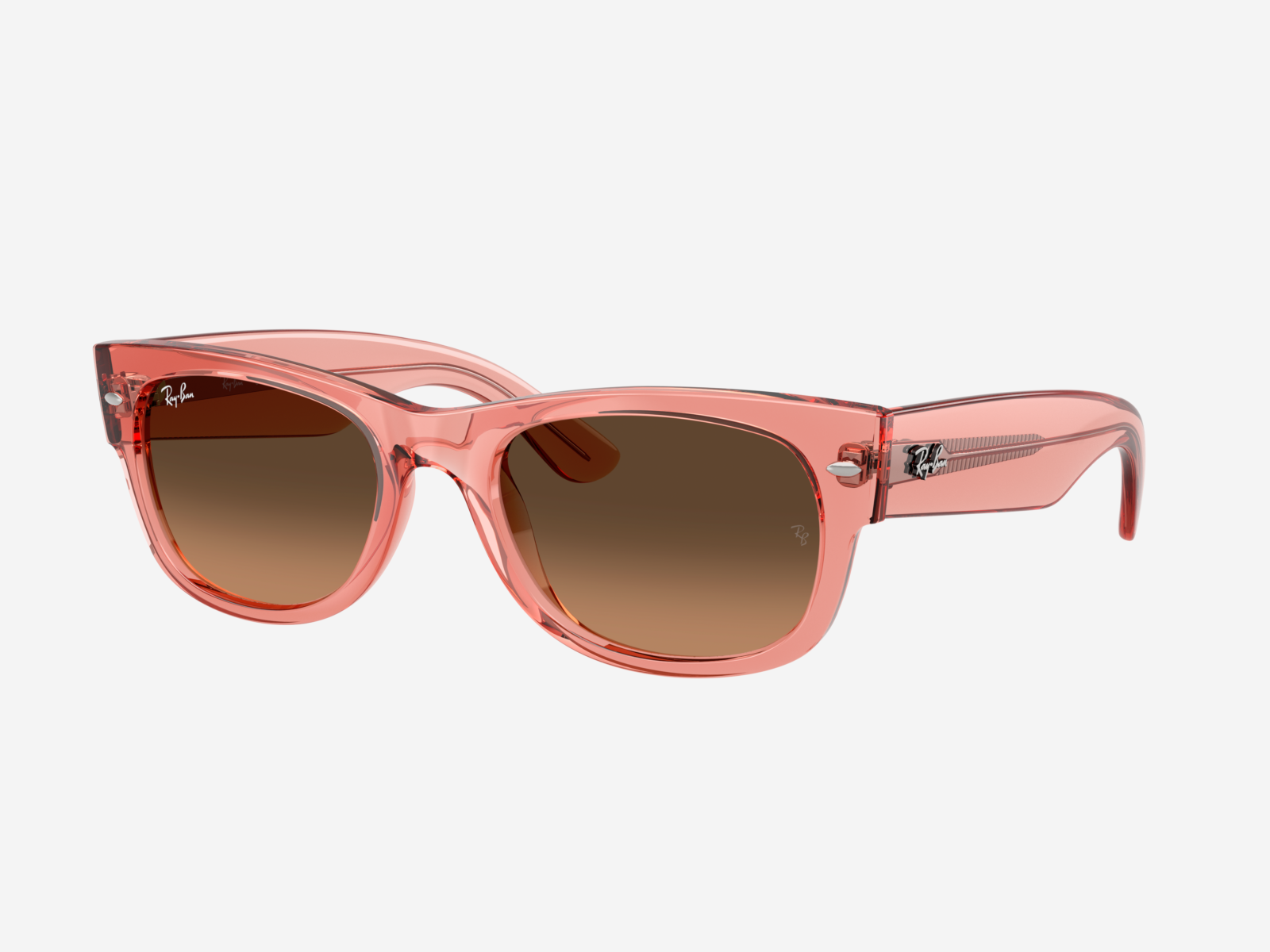 RayBan 0RB0832S - Mega wayfarer II 684843 - Rosa trasparente