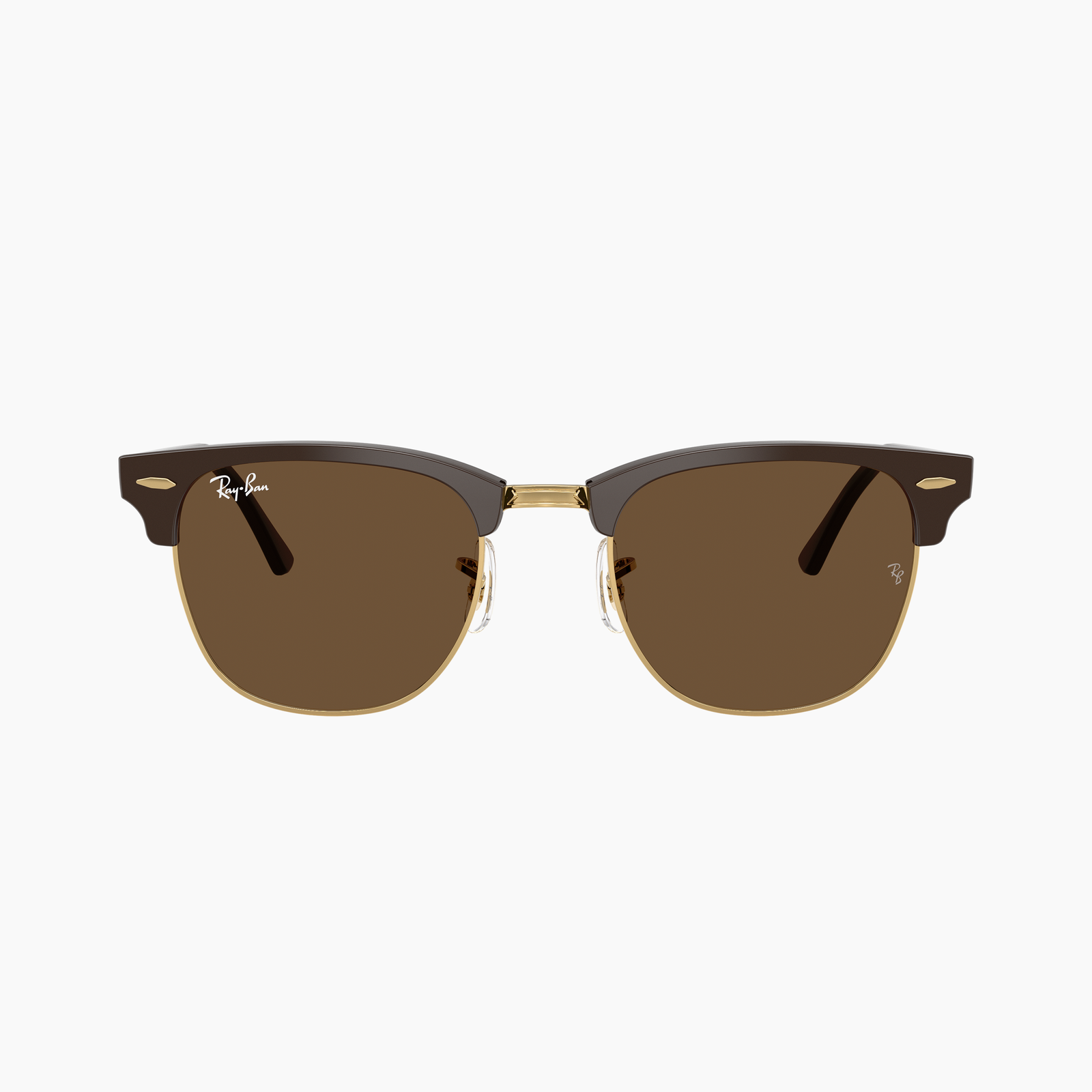 Ray-Ban RB3016 - Clubmaster 687853 - Marrone & oro - immagine 2