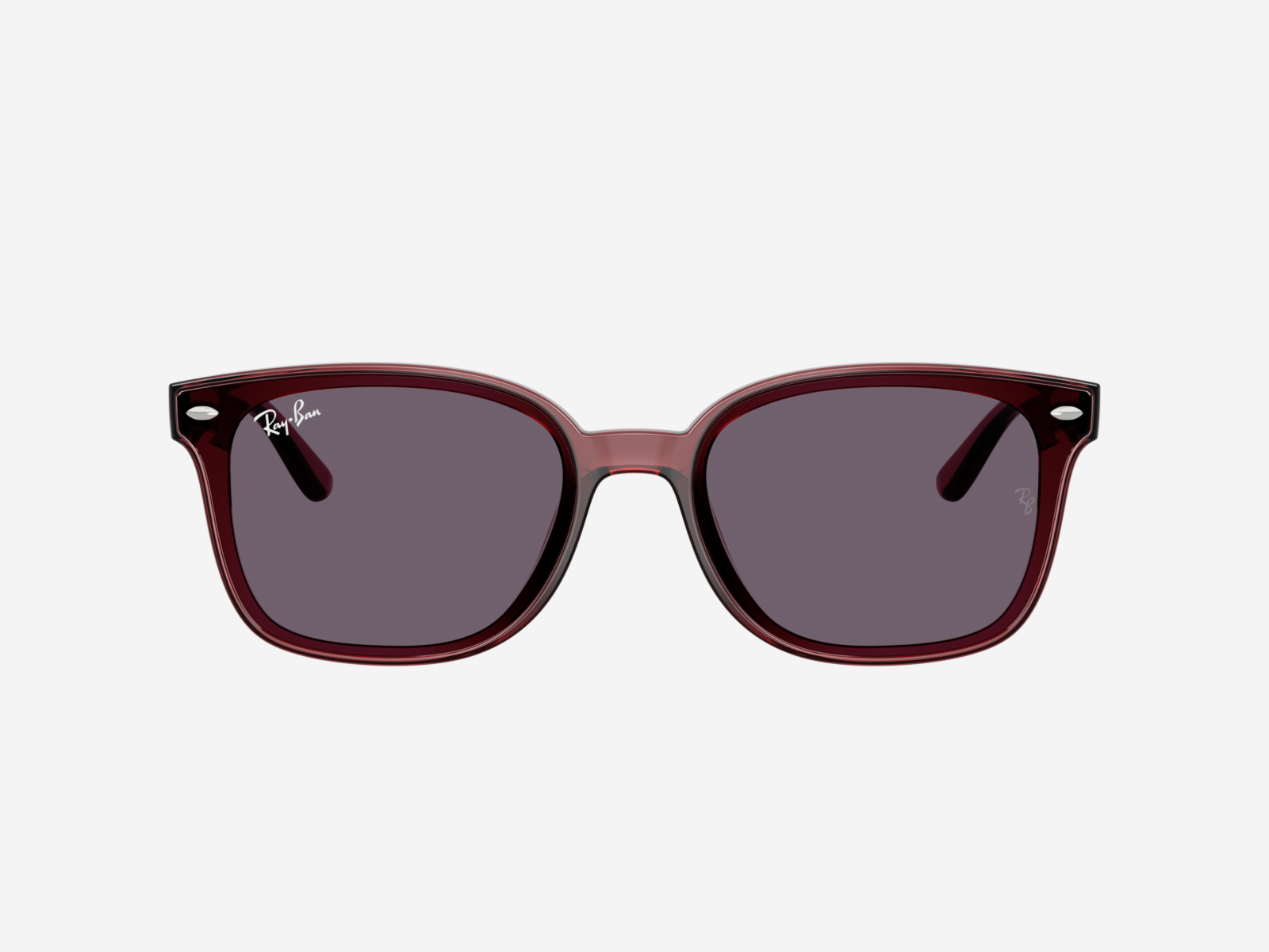 Alternative view of Occhiali da sole RayBan 0RB4461D 659373 - Marrone scuro trasparente