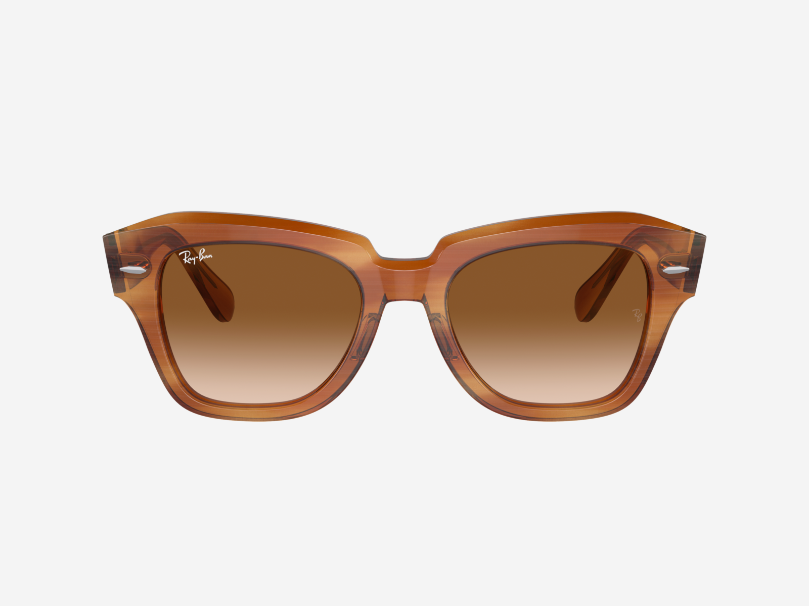 Alternative view of RayBan 0RB2186 140351 - Striato marrone