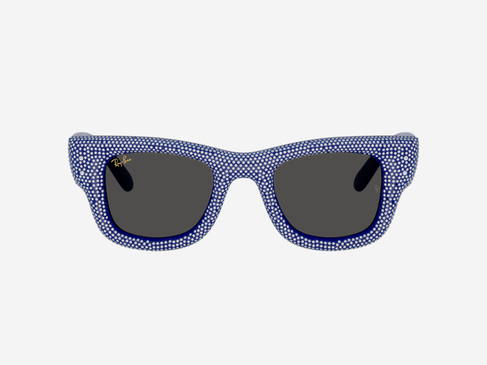 Alternative view of RayBan RB4940BP - Wayfarer puffer 686787 - Blu e pavé strass