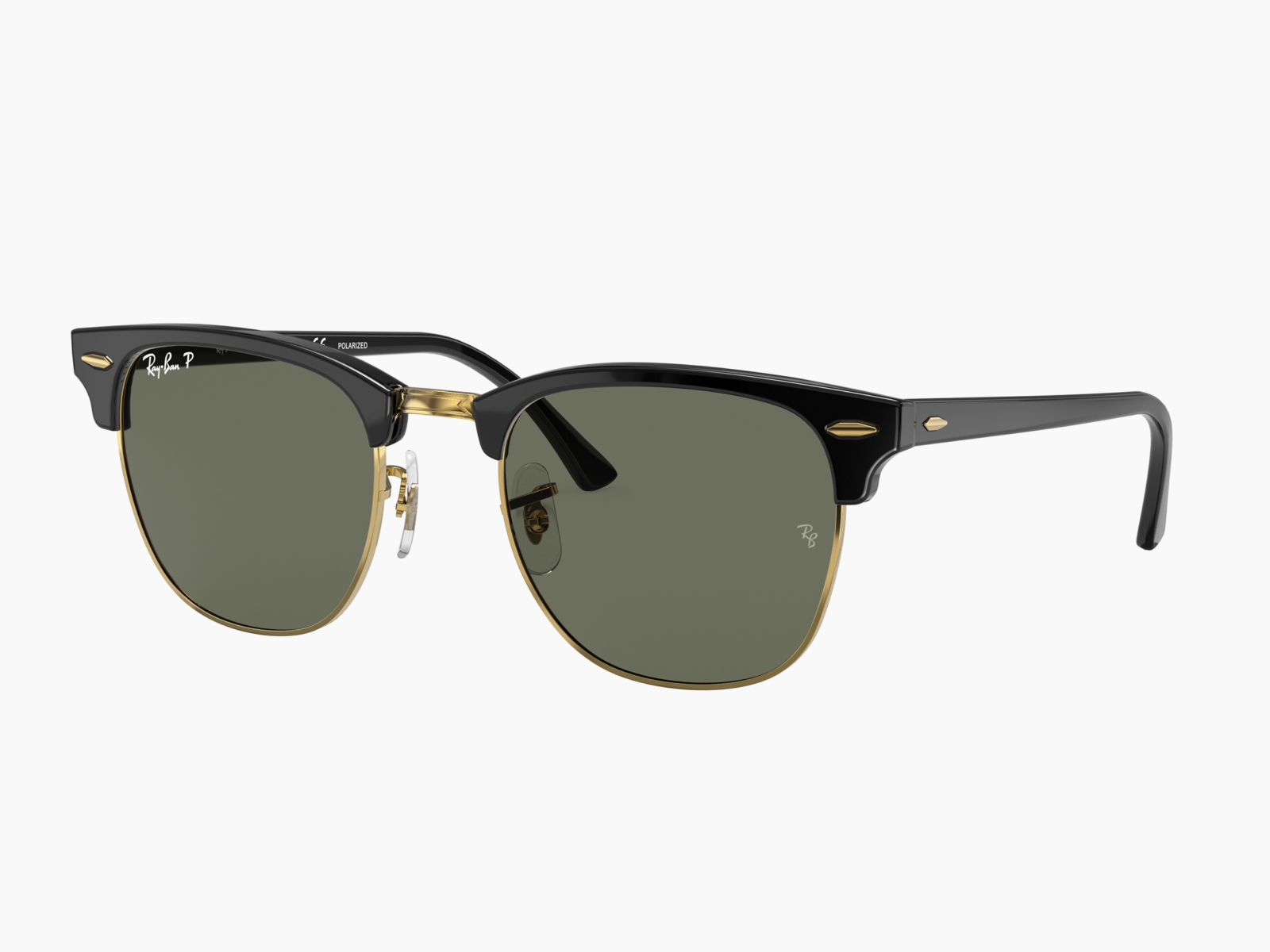 Ray-Ban Clubmaster RB3016 901/58 - Nero/oro Polarizzato
