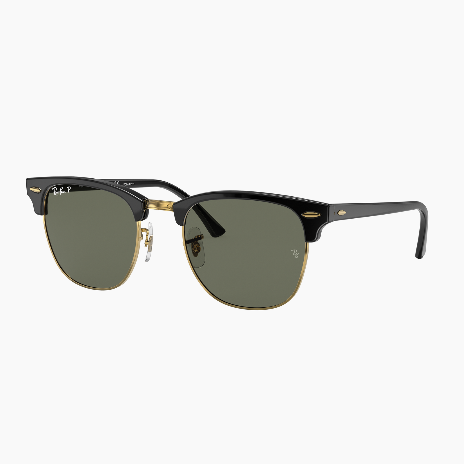 Ray-Ban Clubmaster RB3016 901/58 - Nero/oro Polarizzato