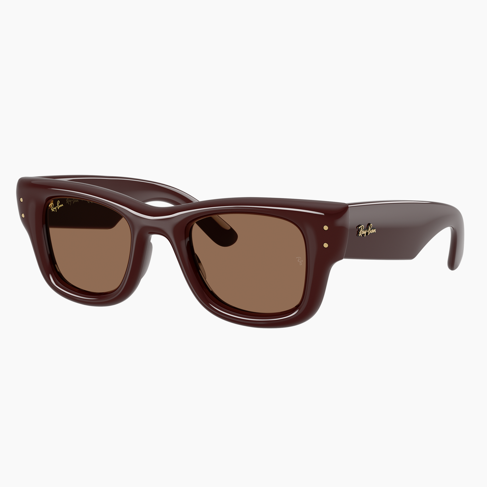 Ray-Ban RB4940 Wayfarer Puffer 687773 - Marrone scuro