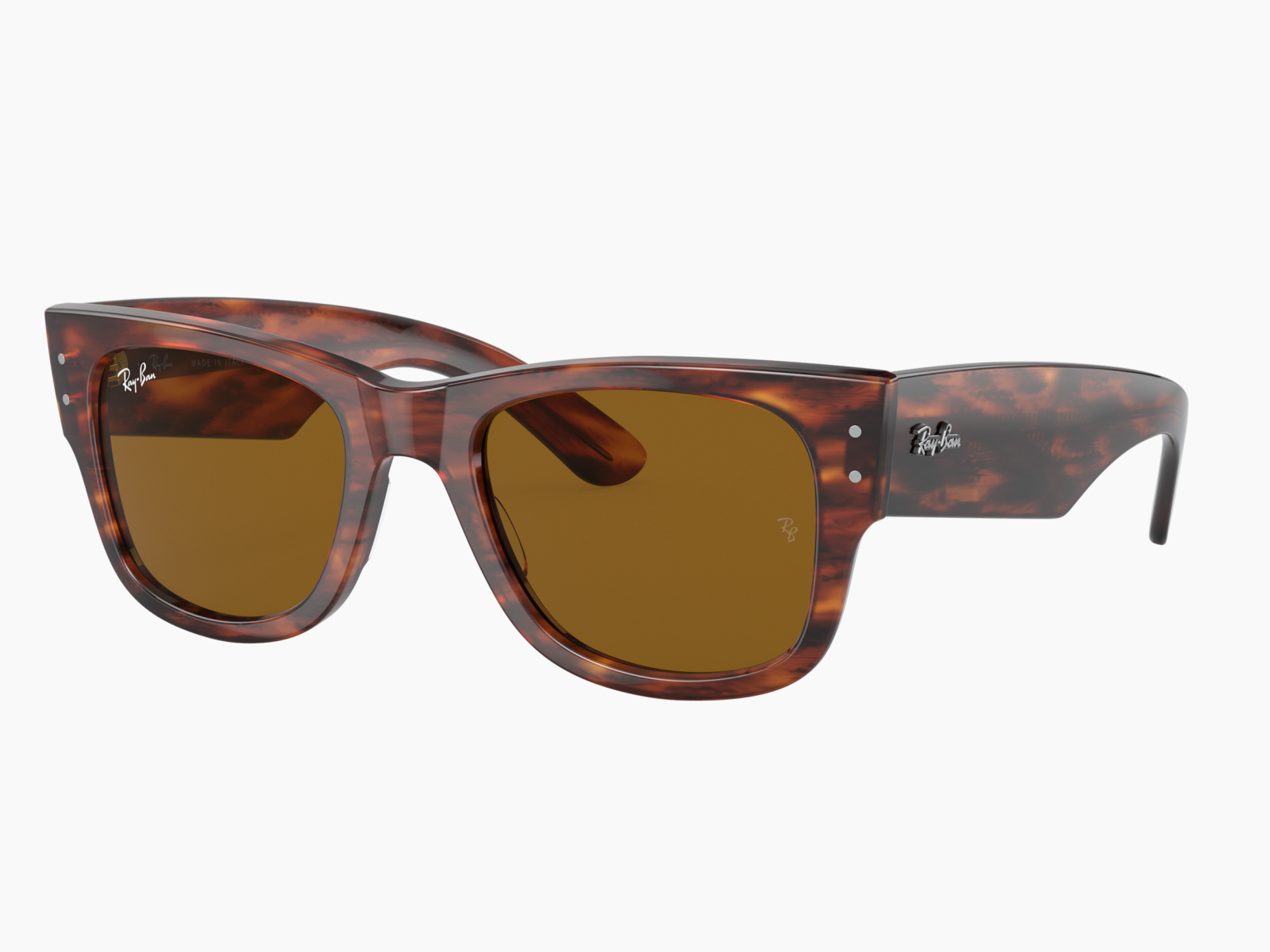 Ray-Ban RB0840S - Mega wayfarer 954/33 - Striato havana