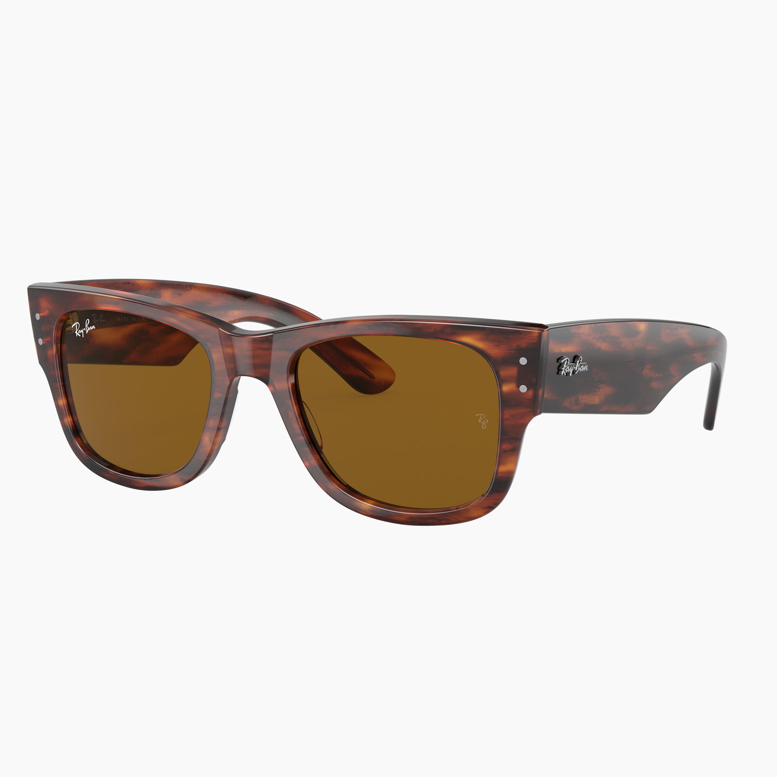 Ray-Ban RB0840S - Mega wayfarer 954/33 - Striato havana