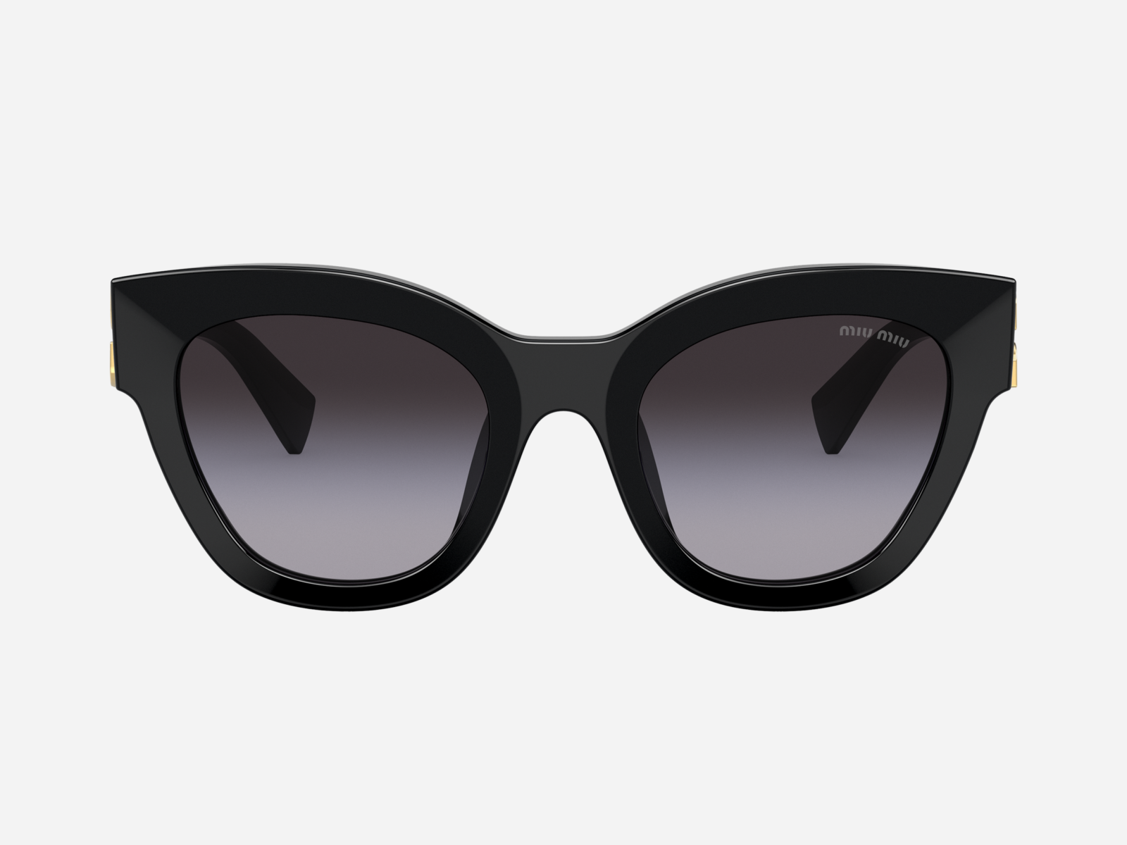 Alternative view of Miu Miu Black MU 01YS - 1AB5D1 Nero