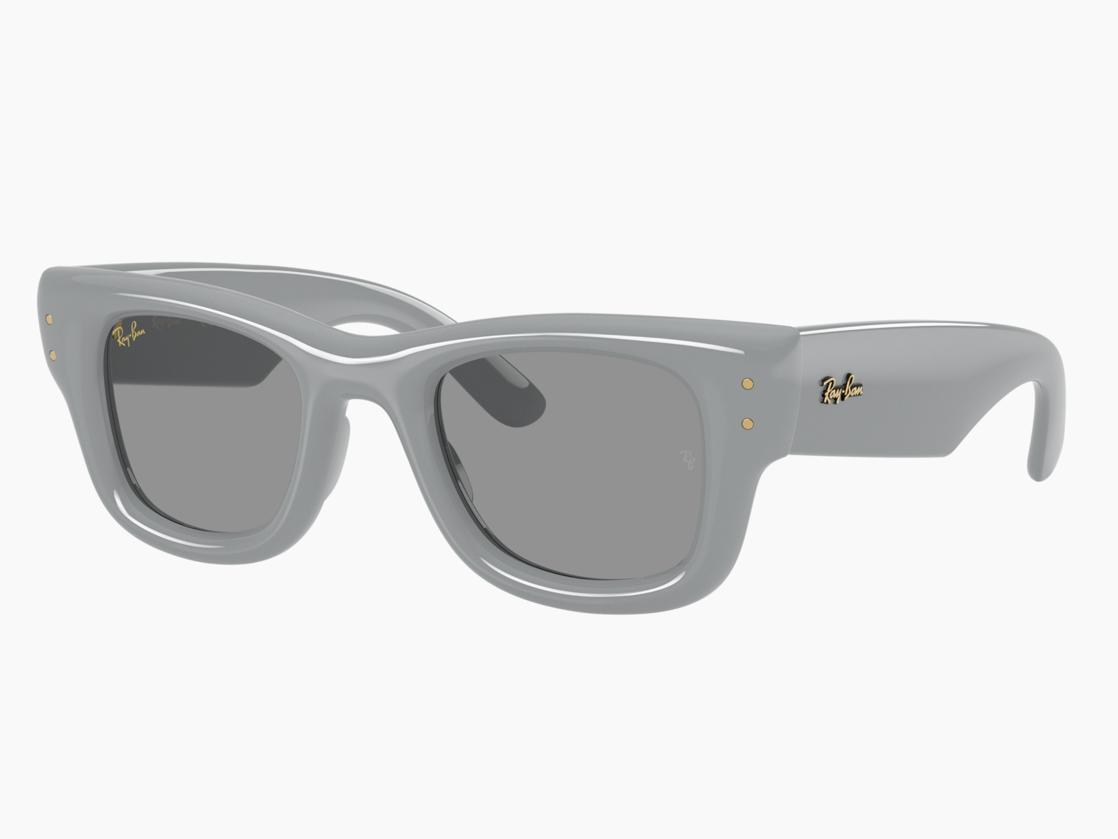 Ray-Ban Wayfarer Puffer RB4940 6876/1 - Grigio tinta unita