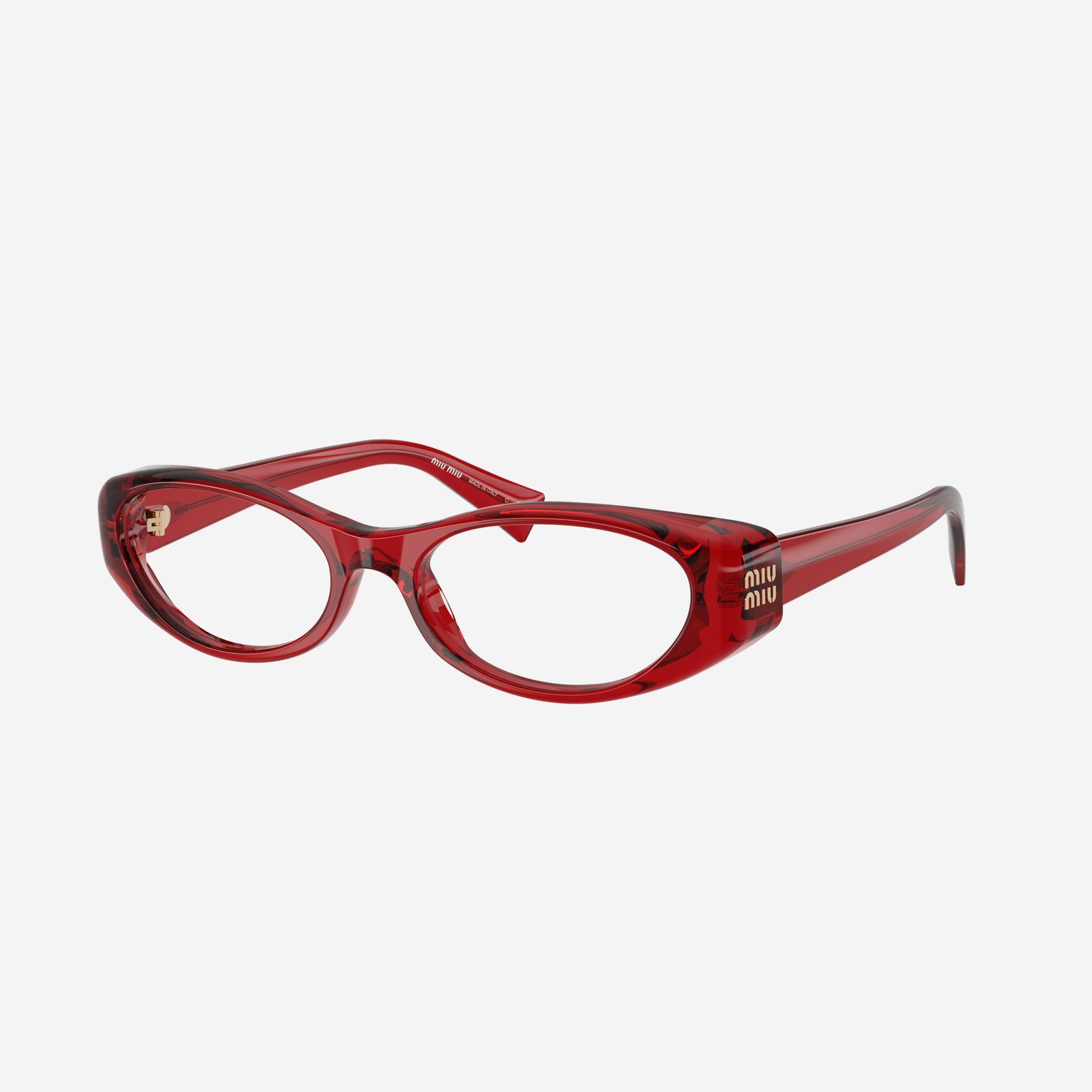 Miu Miu MU 03ZV 25M1O1 - Rosso trasparente