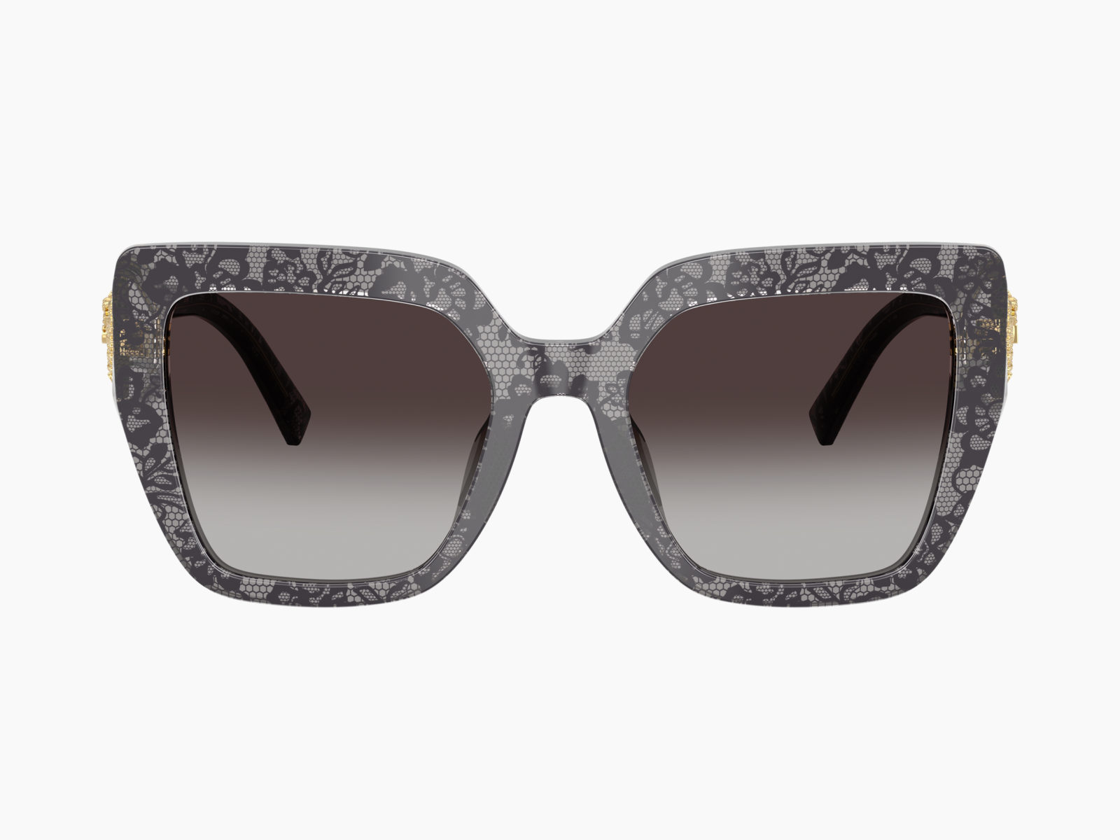 Alternative view of Dolce & Gabbana DG4538 34718G - Print black lace