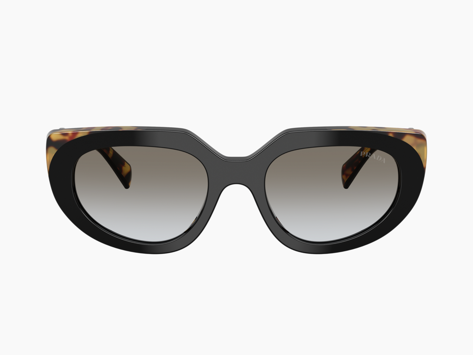 Alternative view of Prada PR D02S 0CD80L - Nero/tartarugato medio