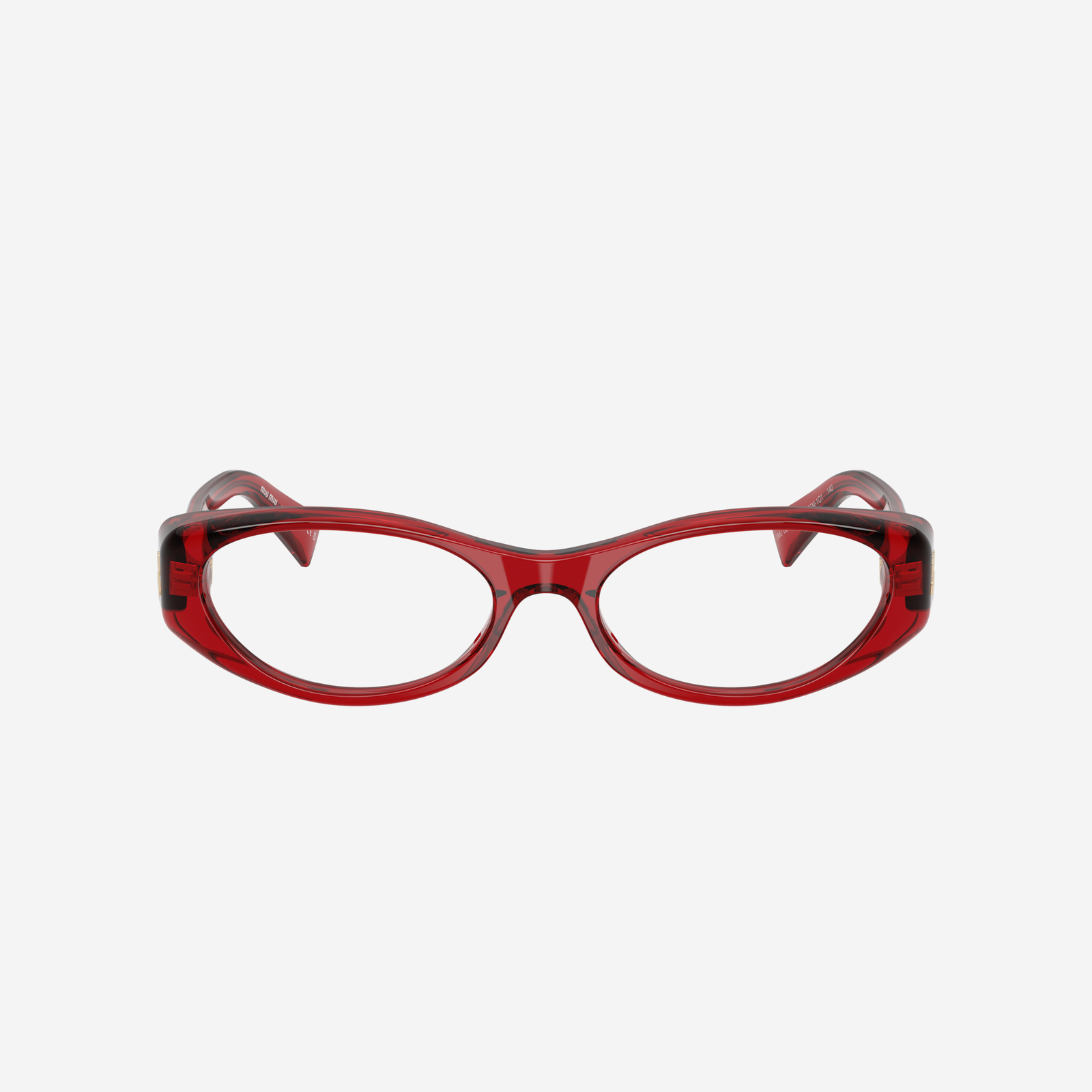 Miu Miu MU 03ZV 25M1O1 - Rosso trasparente - immagine 2