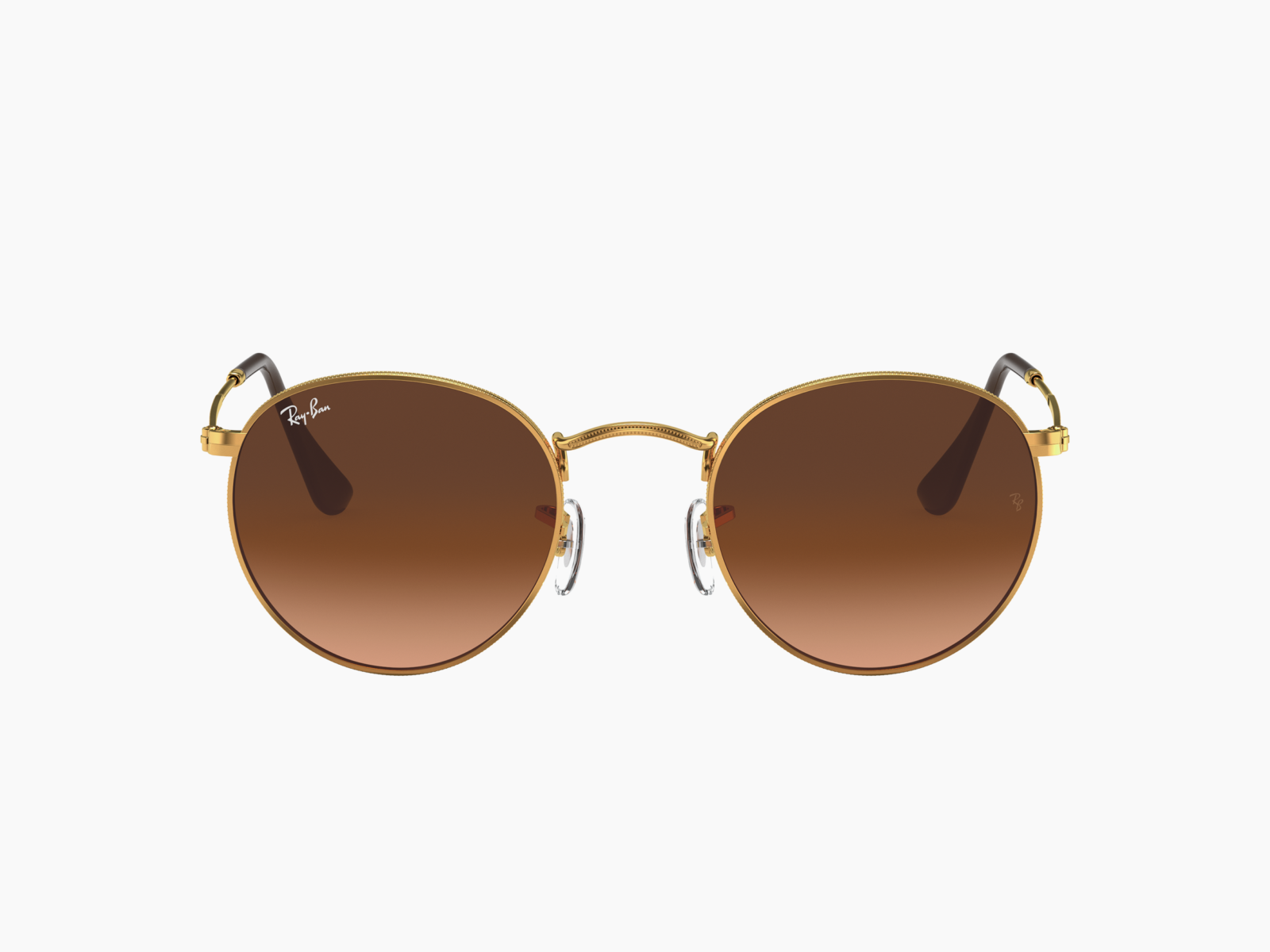 Alternative view of Ray-Ban RB3447 Round metal 9001A5 - Bronzo chiaro