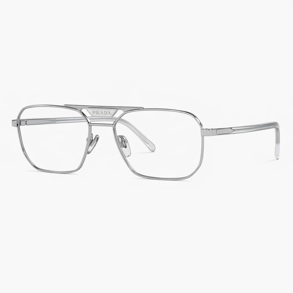 Prada PR58YS - 1BC02R - Argento + Lenti Antiriflesso