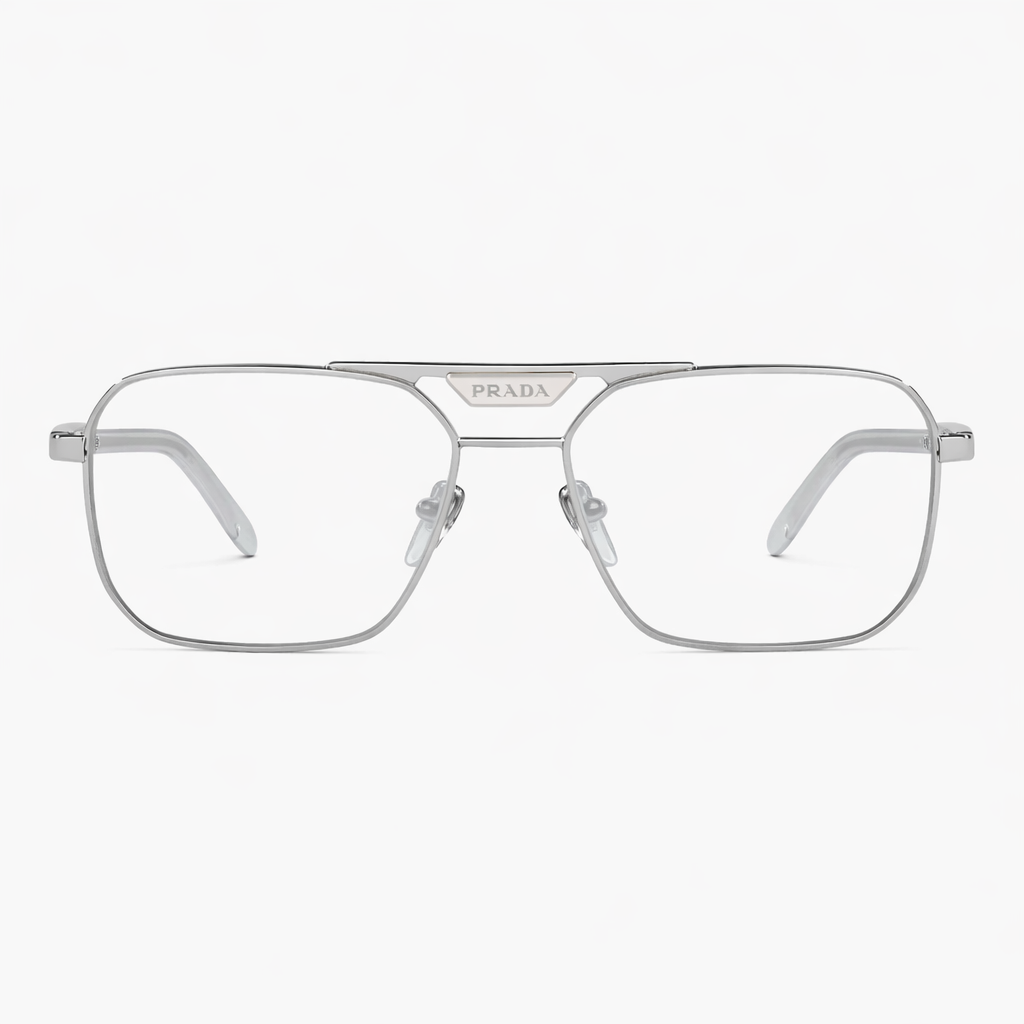 Alternative view of Prada PR58YS - 1BC02R - Argento + Lenti Antiriflesso