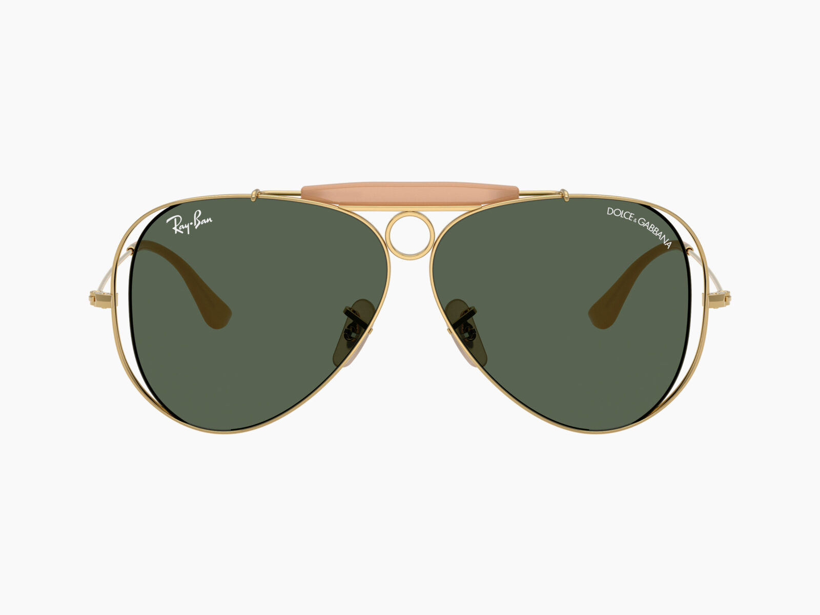 Alternative view of Ray-Ban RB3138M The Shooter by Dolce&Gabbana 001/71 - Oro arista