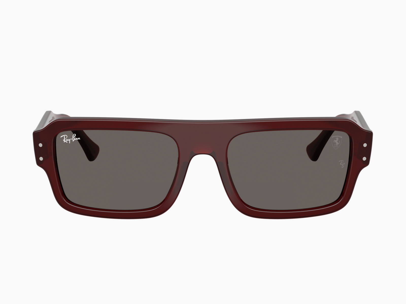 Alternative view of Ray-Ban RB4454M Lewis Hamilton Driver Special Edition 2026 &ndash; Scuderia Ferrari Collection F710B1 - Rosso trasparente