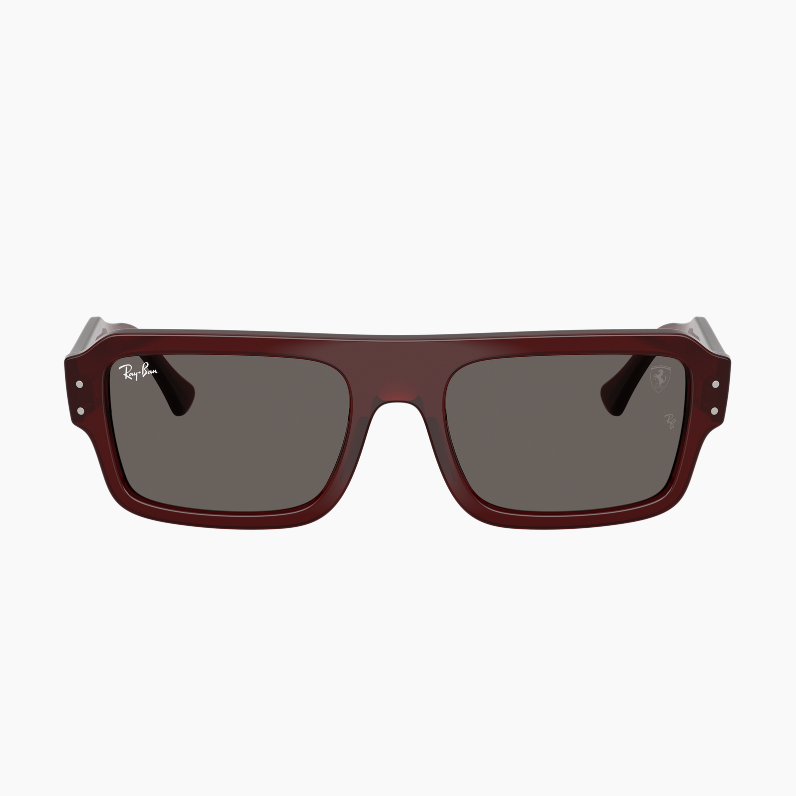 Ray-Ban RB4454M Lewis Hamilton Driver Special Edition 2026 – Scuderia Ferrari Collection F710B1 - Rosso trasparente - immagine 2
