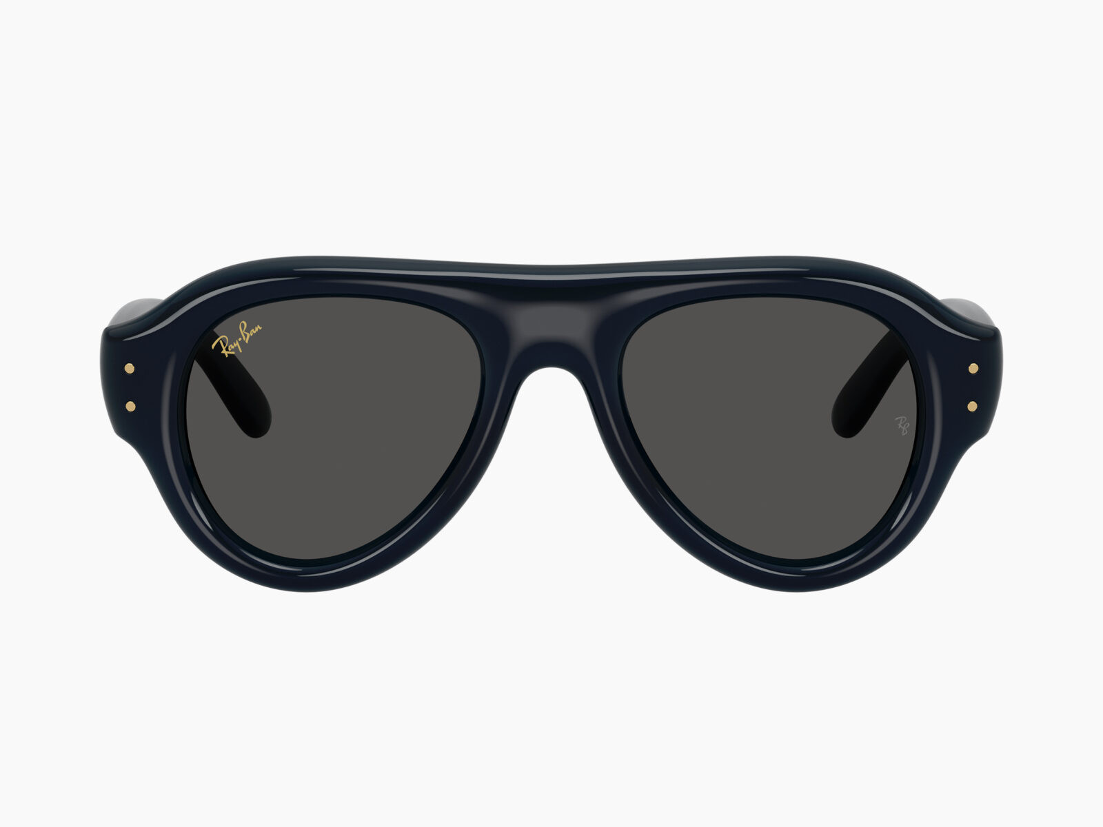 Alternative view of Ray-Ban RB4925 Aviator Puffer 689587 - Blu trasparente