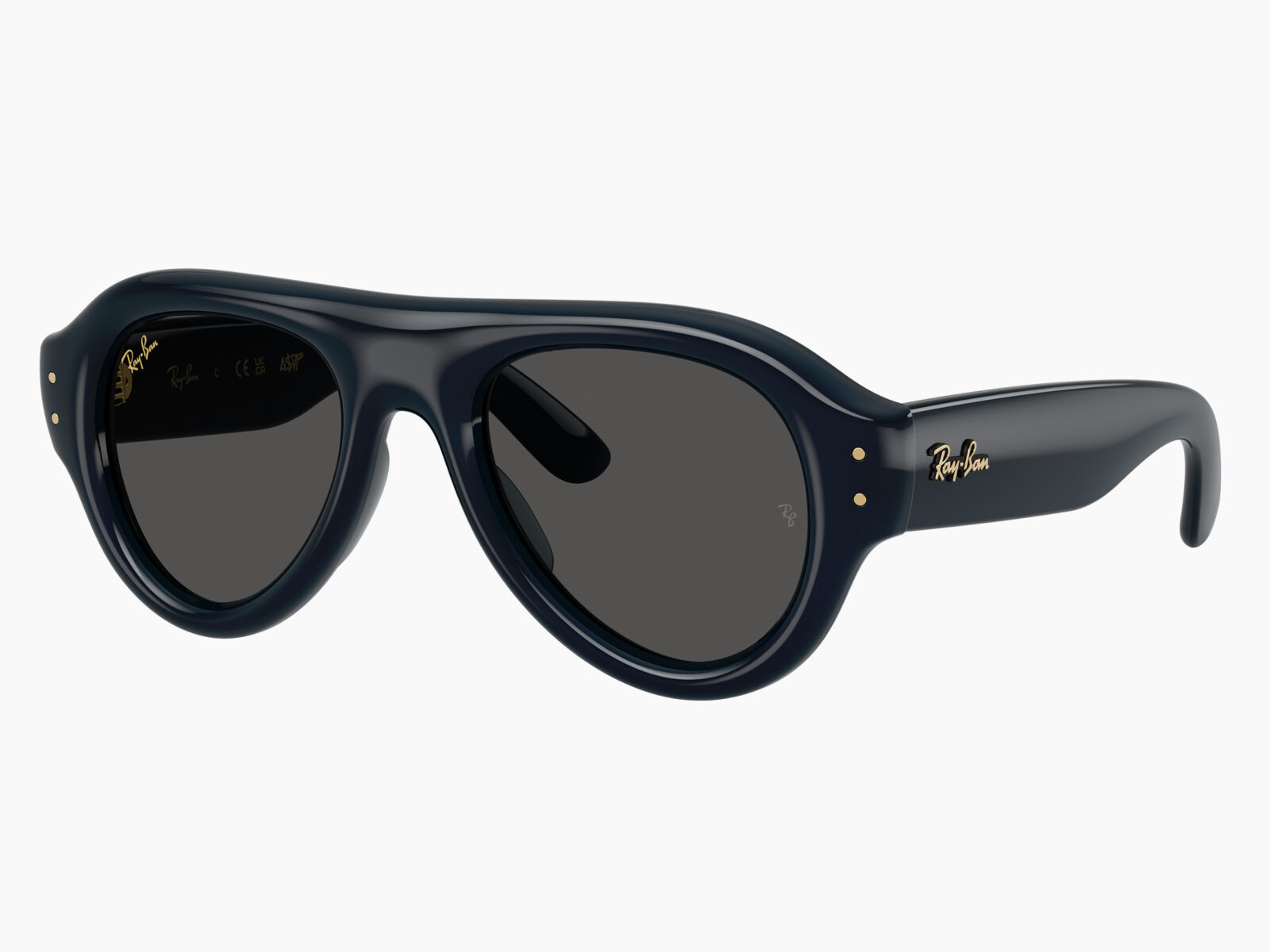 Ray-Ban RB4925 Aviator Puffer 689587 - Blu trasparente