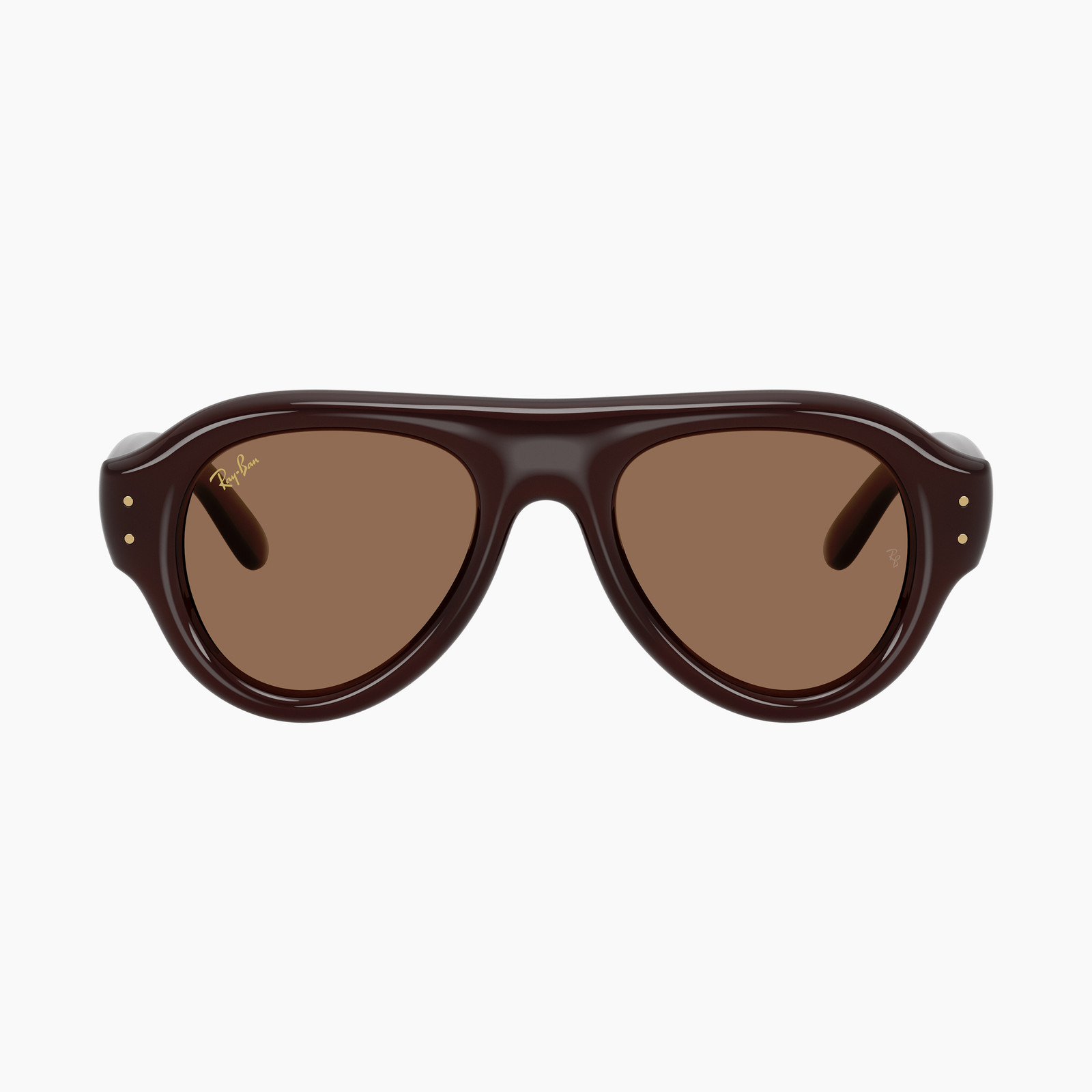 Ray-Ban RB4925 Aviator Puffer 689673 - Marrone trasparente - immagine 2