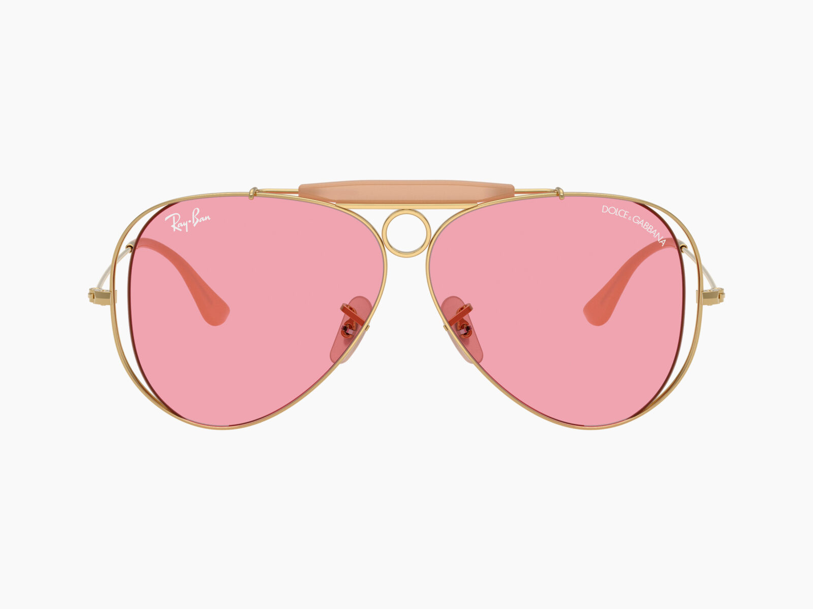 Alternative view of Ray-Ban RB3138M The Shooter by Dolce&Gabbana 001/84 - Oro arista