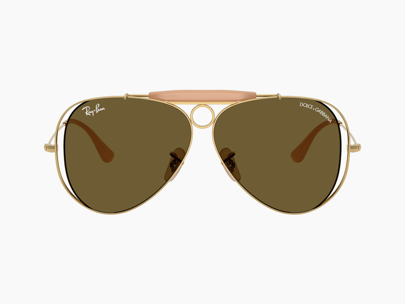 Alternative view of Ray-Ban RB3138M The Shooter by Dolce&Gabbana 001/73 - Oro arista