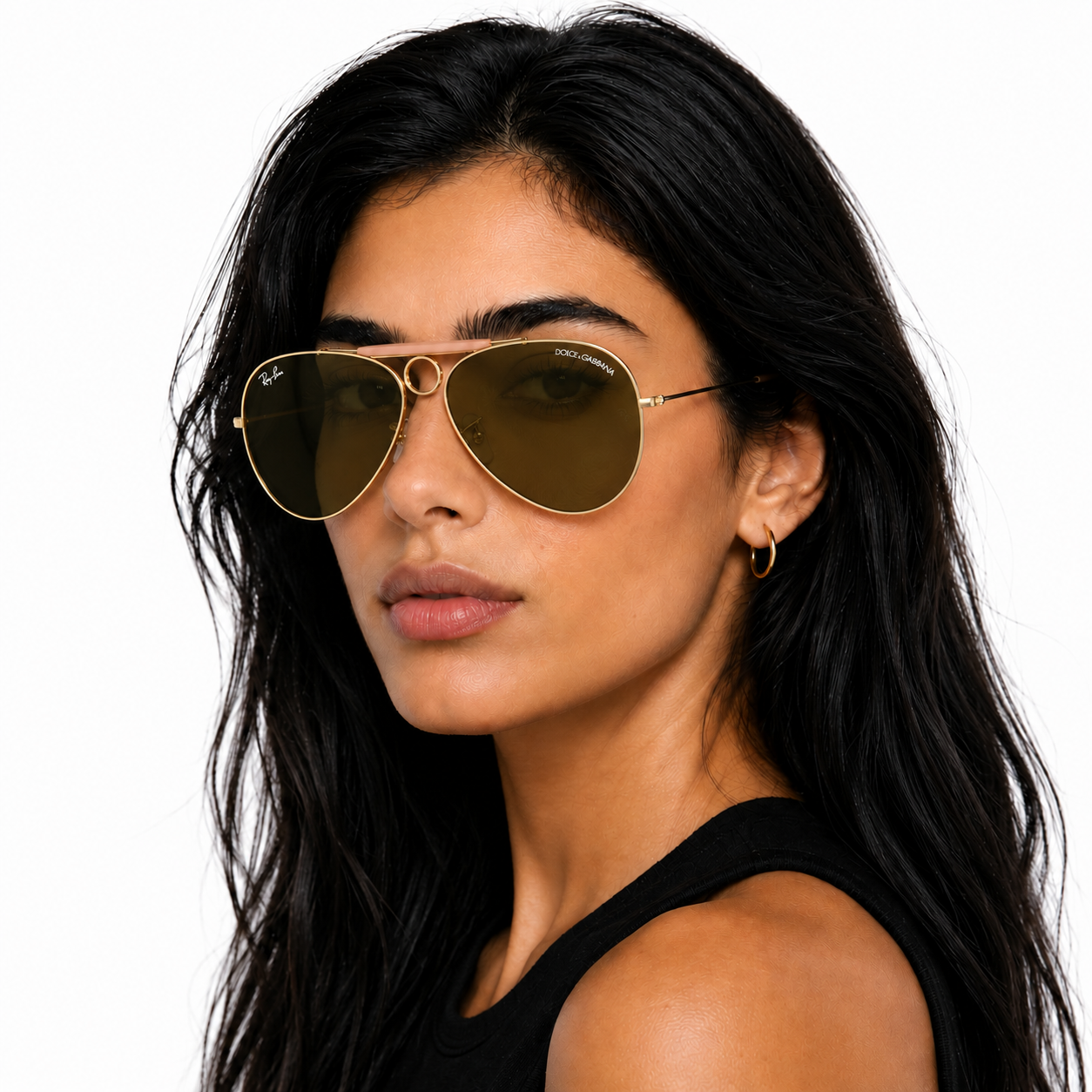 Ray-Ban RB3138M The Shooter by Dolce&Gabbana 001/73 - Oro arista - immagine 3
