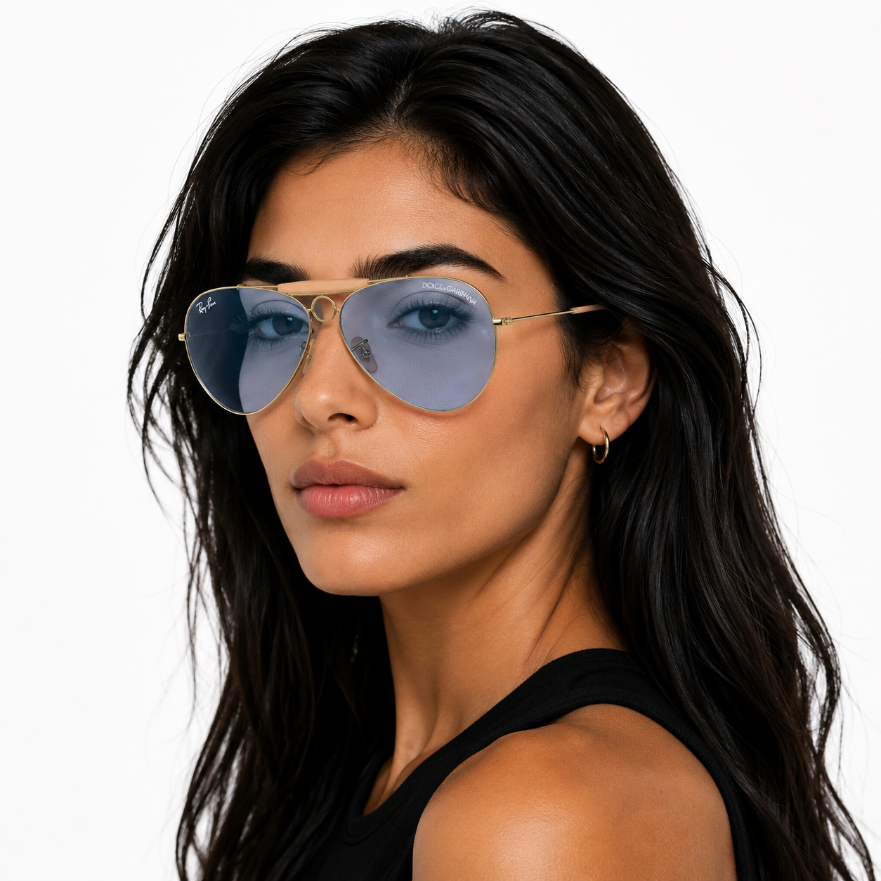 Ray-Ban RB3138M The Shooter by Dolce&Gabbana 001/72 - Oro arista - immagine 3
