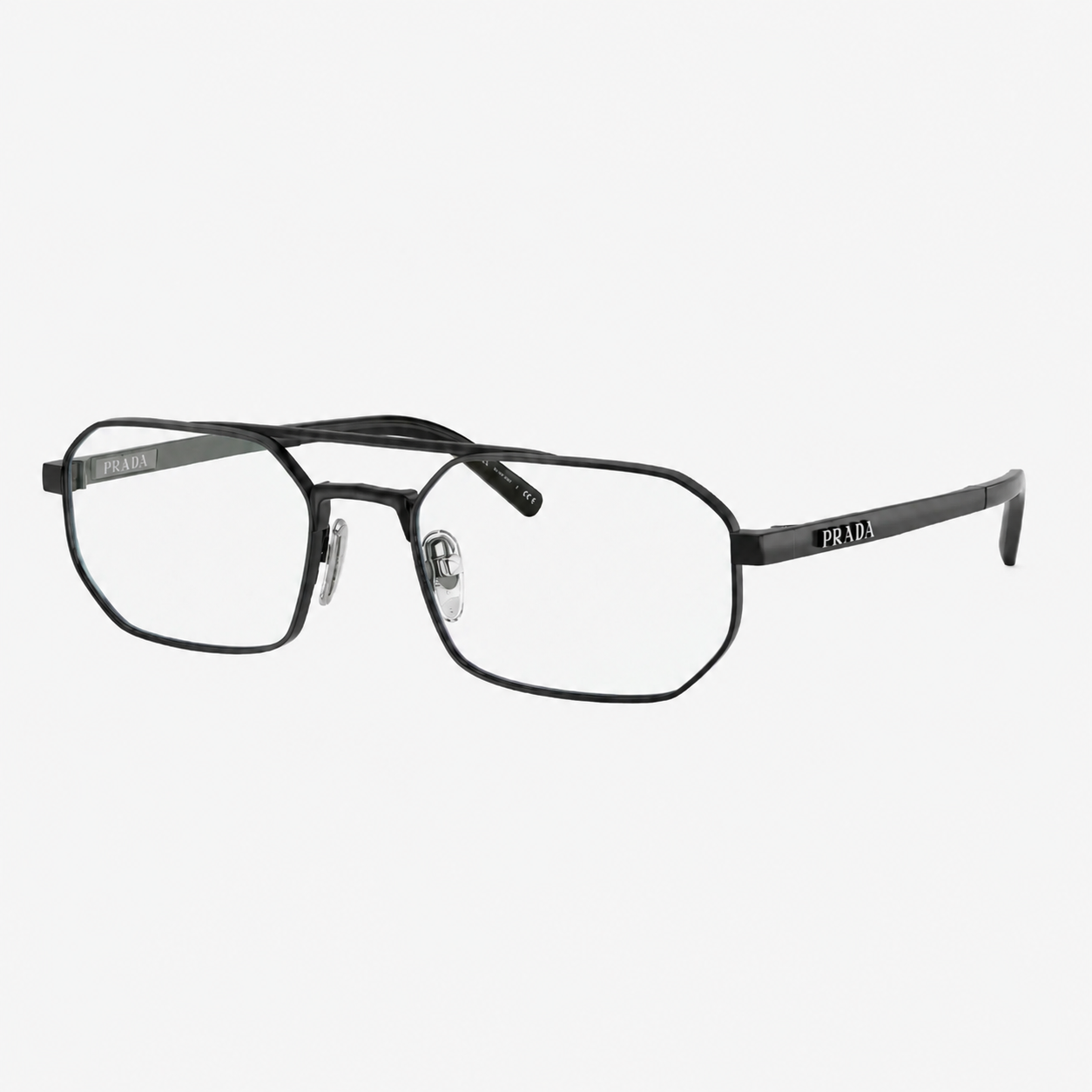Prada PR D53S 7AB70B - Nero satinato + Lente Antiriflesso